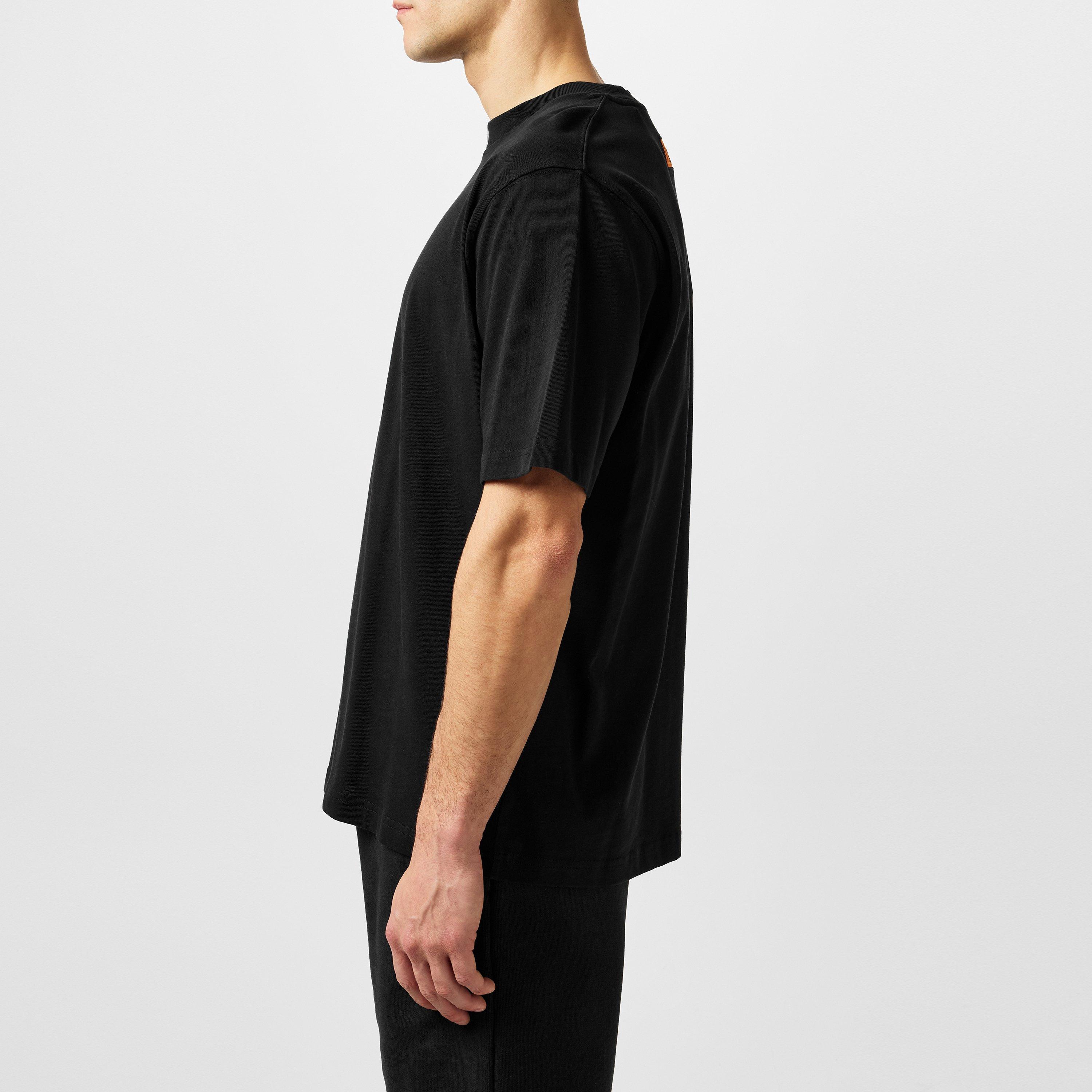 Black - Heron Preston - Men's Regular Fit Collar Logo T-Shirt - 2