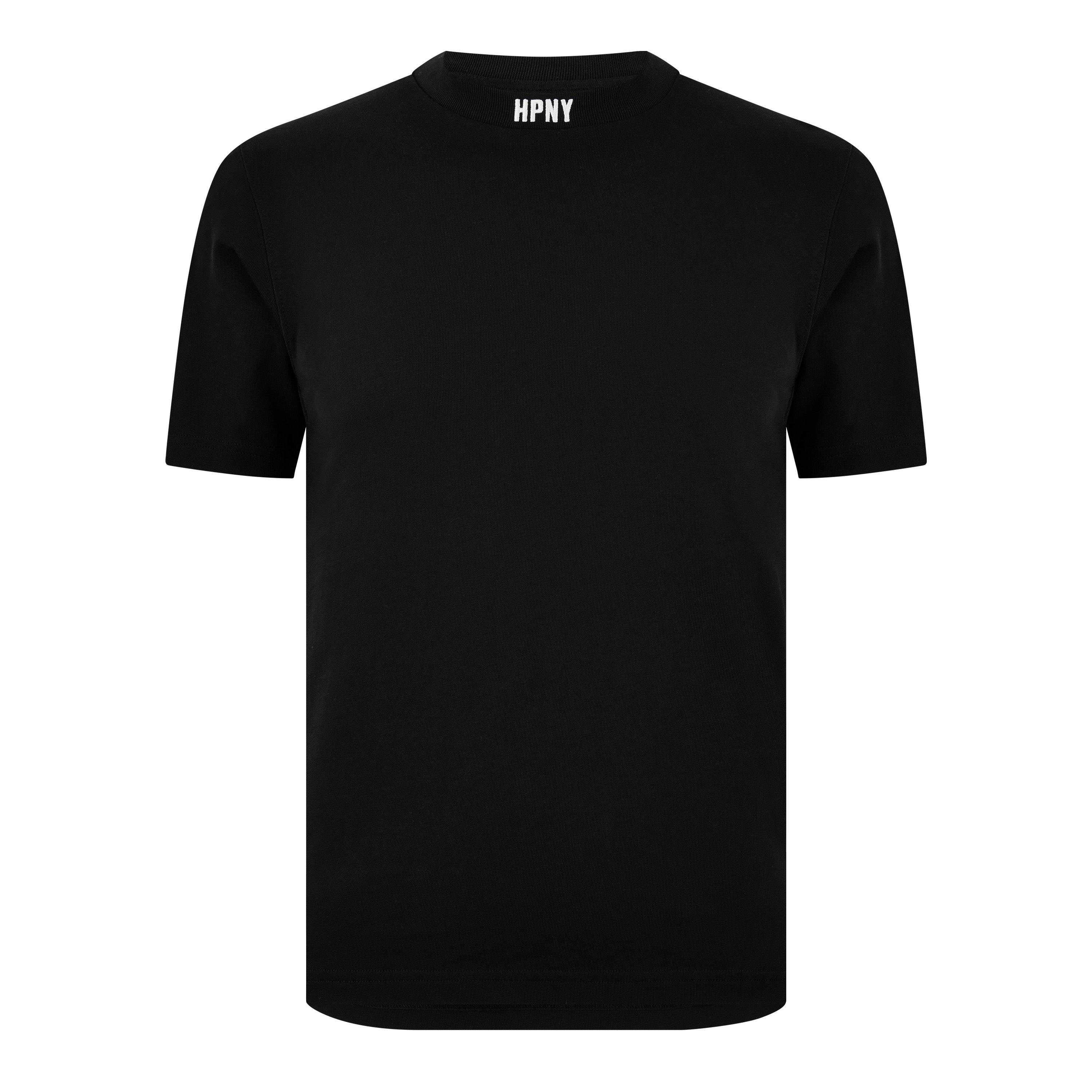 【HERON PRESTON】Hpny Collar ロゴ クルーネック 半袖Tシャツ Heron Preston | Hpny Collar Logo T-Shirt | Regular Fit T