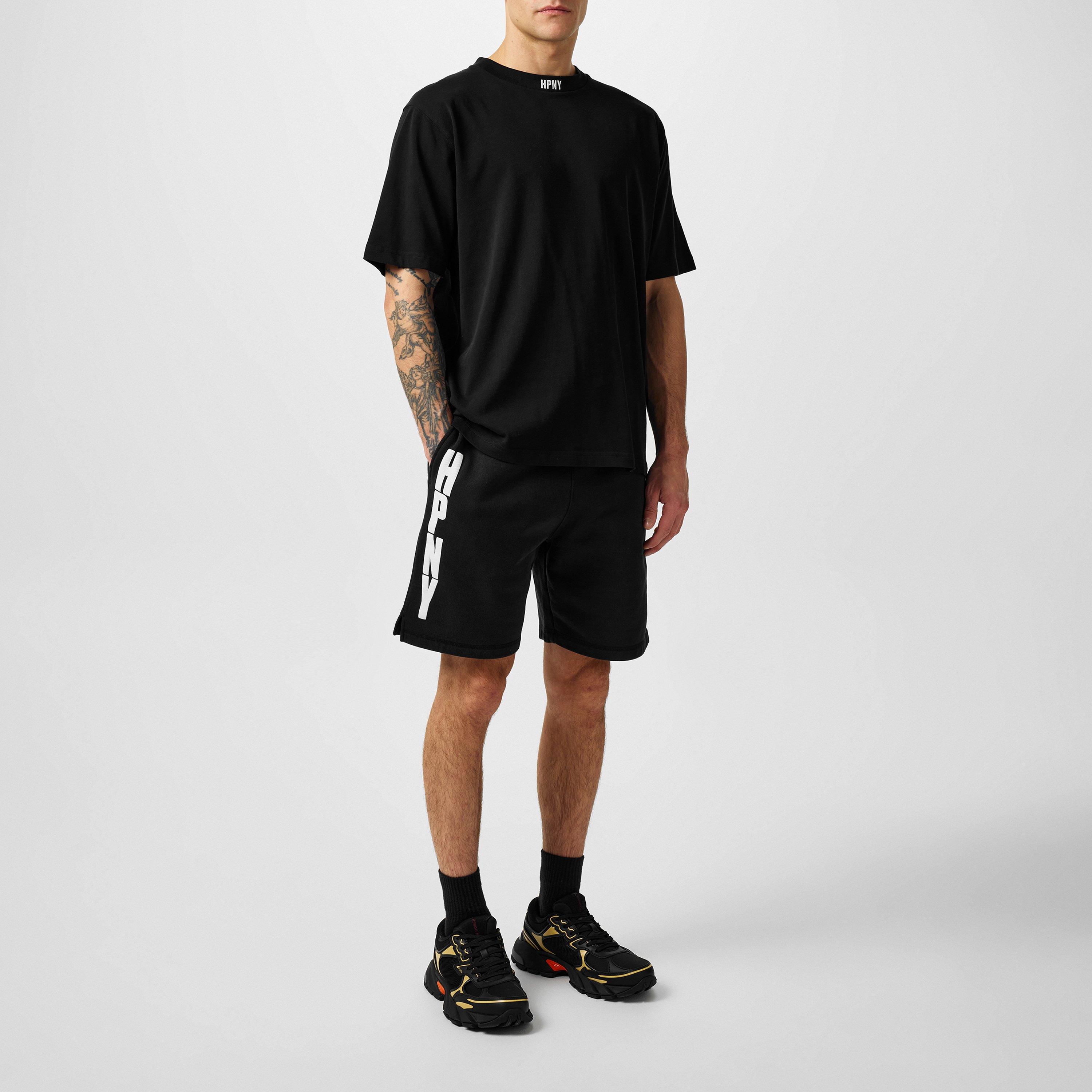 Black - Heron Preston - Men's Regular Fit Collar Logo T-Shirt - 4