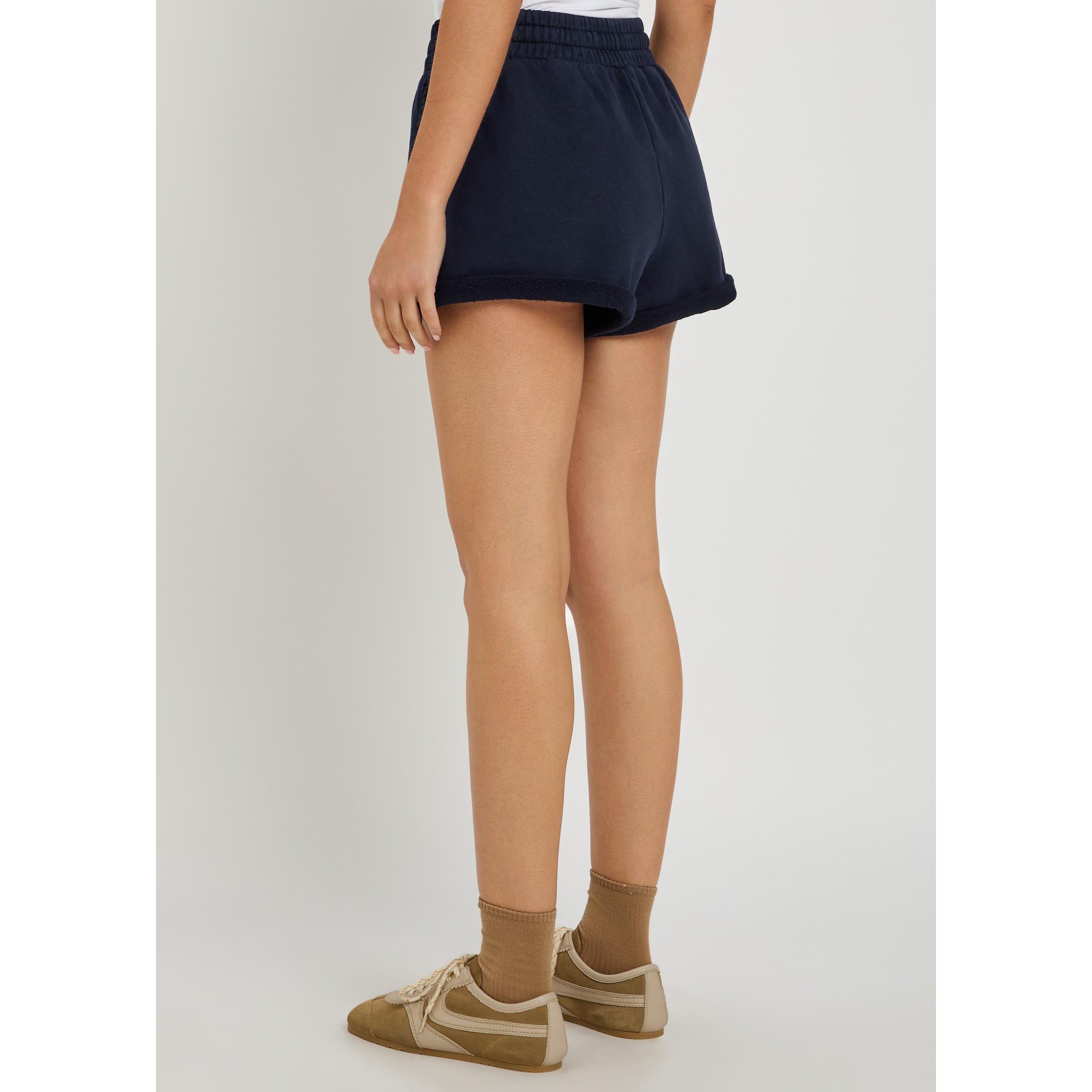 NAVY - Citizens Of Humanity - Women's Viveene Rolled Cotton Jogger Shorts - 3