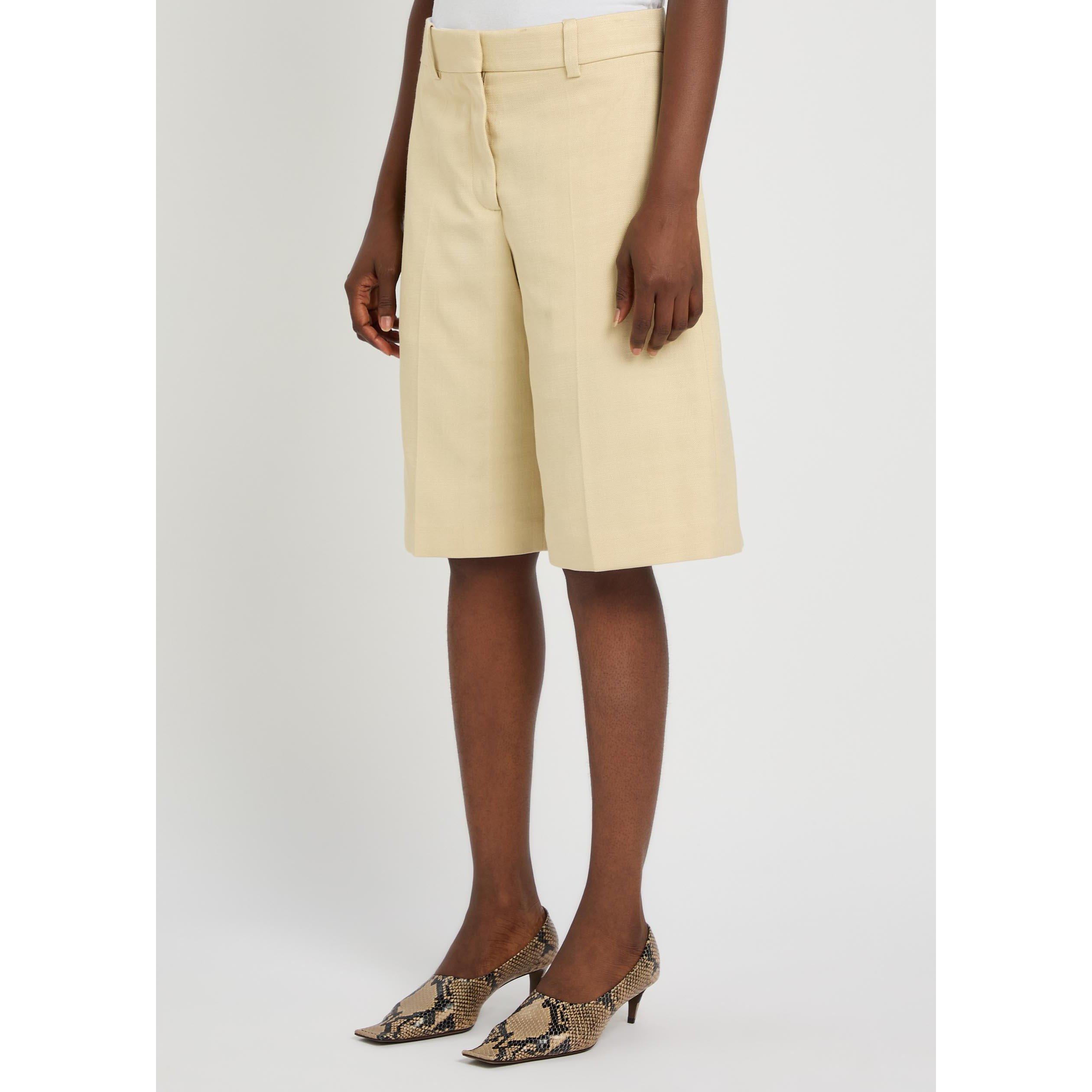 BEIGE - Another Tomorrow - BERMUDA PANT - 2
