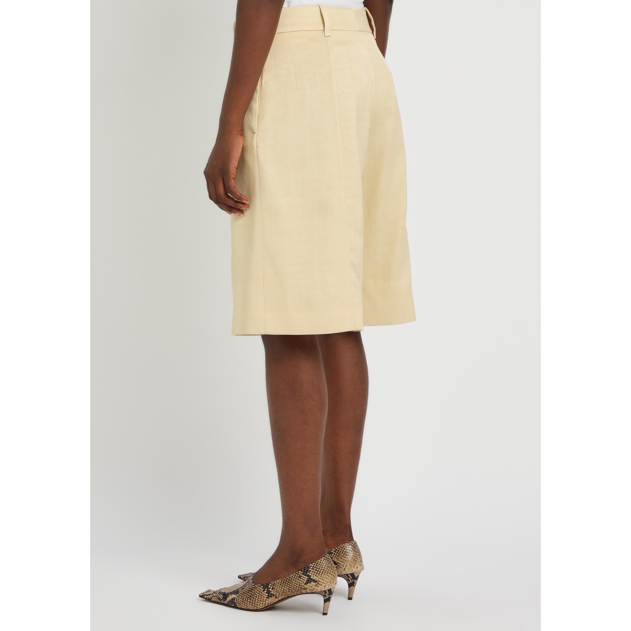 BEIGE - Another Tomorrow - BERMUDA PANT - 3