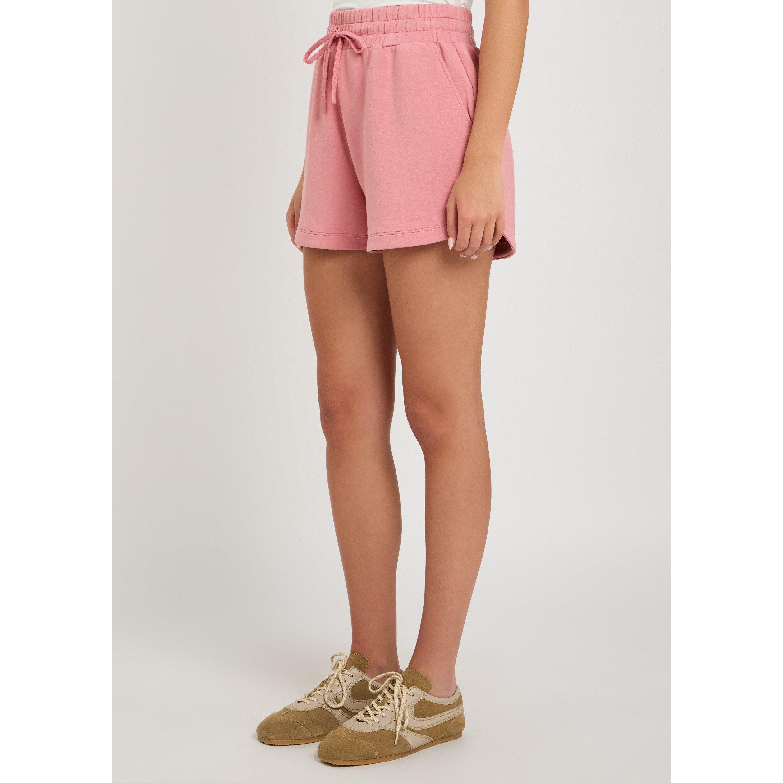 LIGHT PINK - Varley - Women's Coulter High-Waisted Jersey Shorts - 2