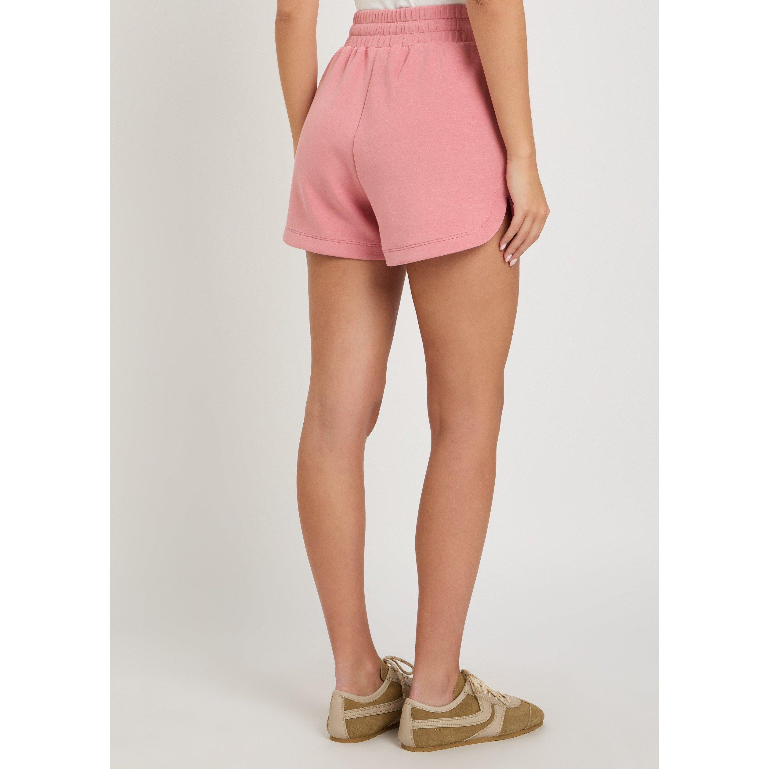 LIGHT PINK - Varley - Women's Coulter High-Waisted Jersey Shorts - 3