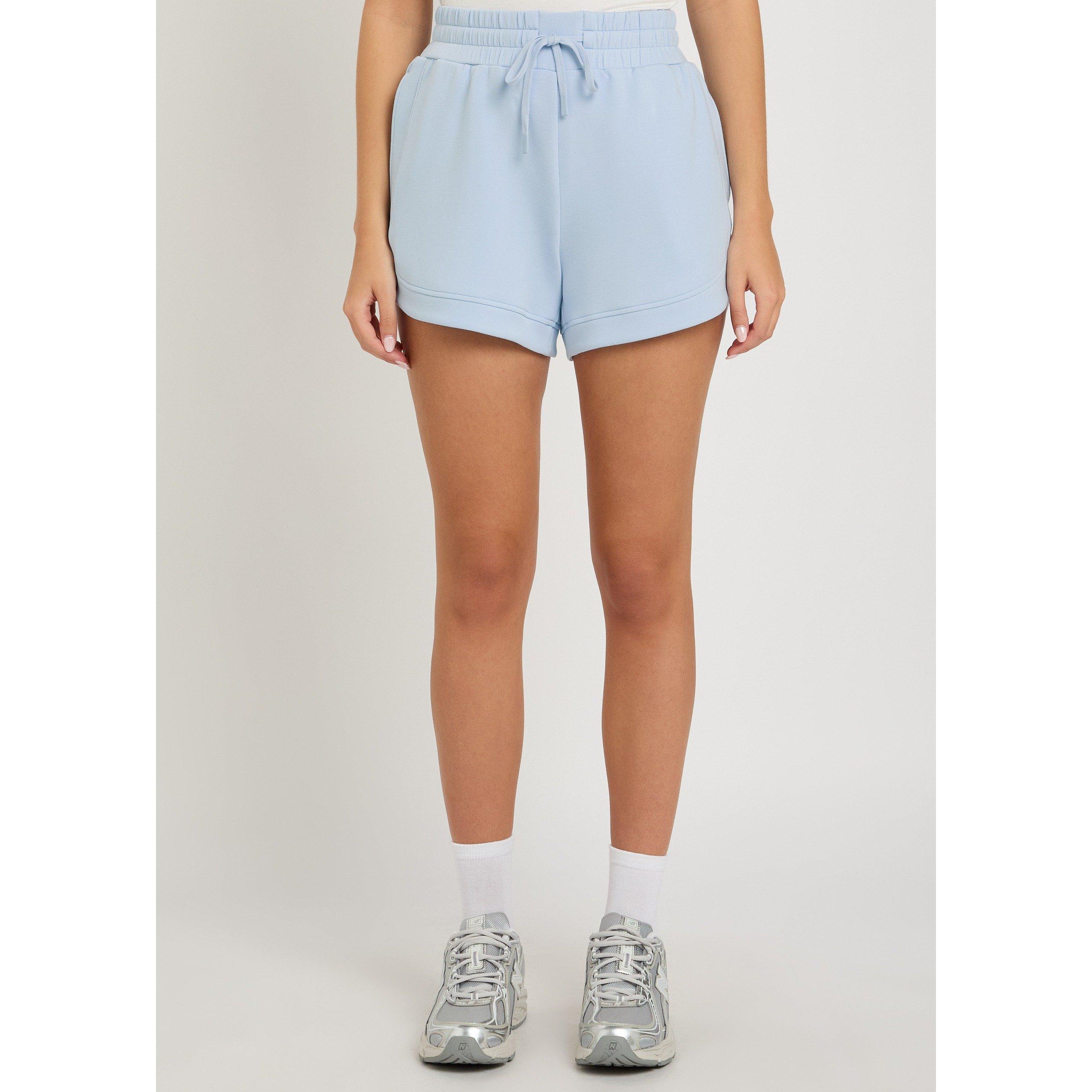LIGHT BLUE - Varley - Women's Ollie High-Rise Jersey Shorts - 2