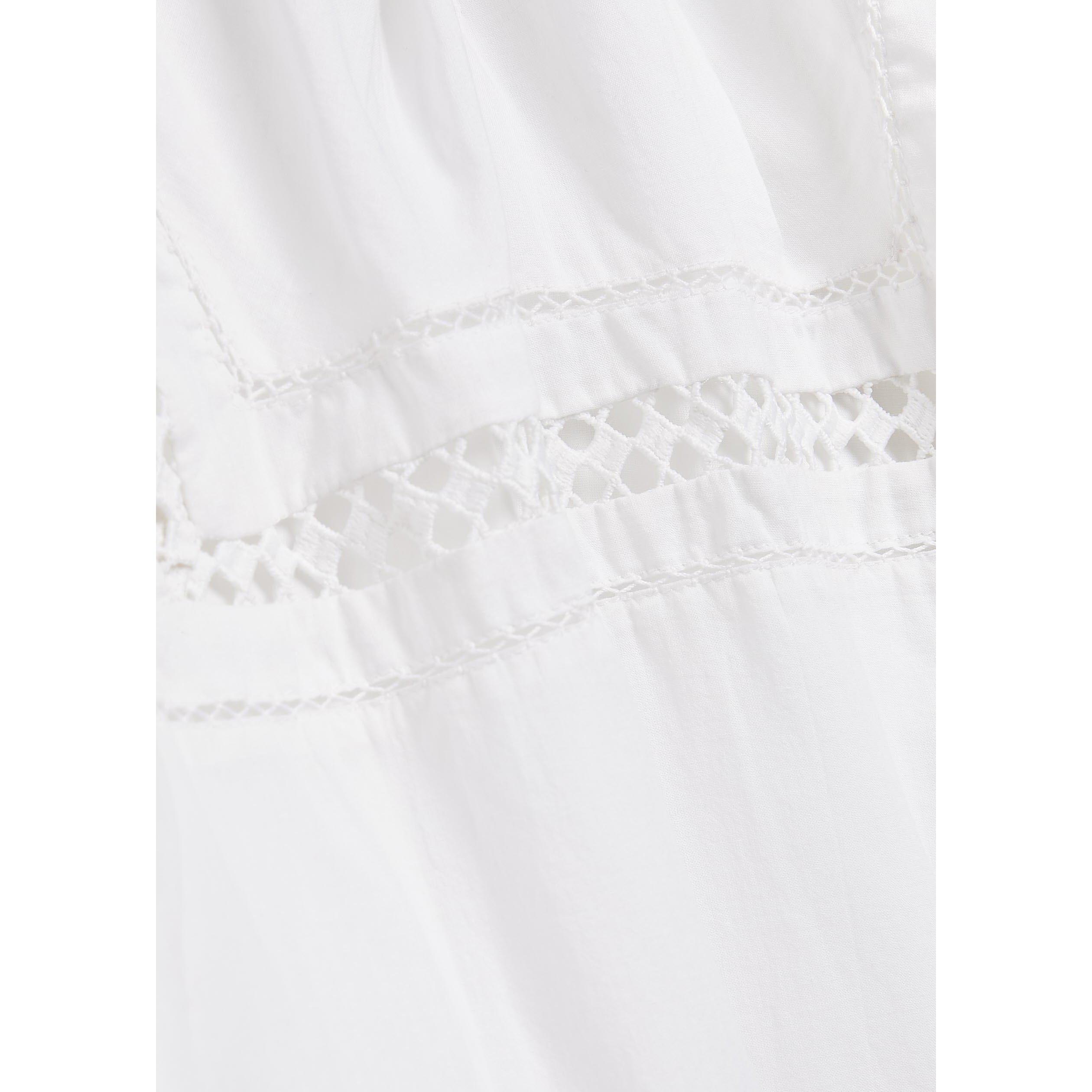 WHITE - Polo Ralph Lauren - Women's Cotton Short-Sleeve Blouse - 4
