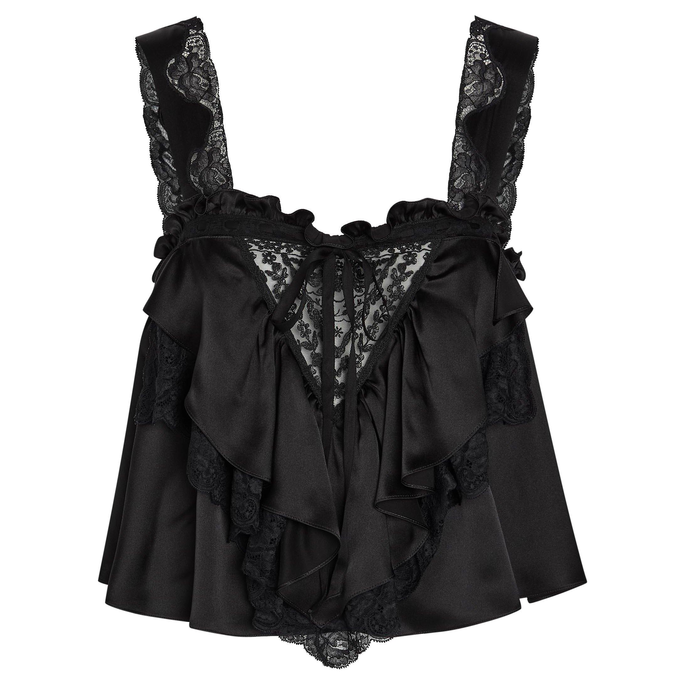 BLACK - Chloe - Women's Silk Sleeveless Blouse - 1