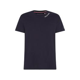 Tommy Hilfiger Logo Slim Fit Pique Tee Shirt