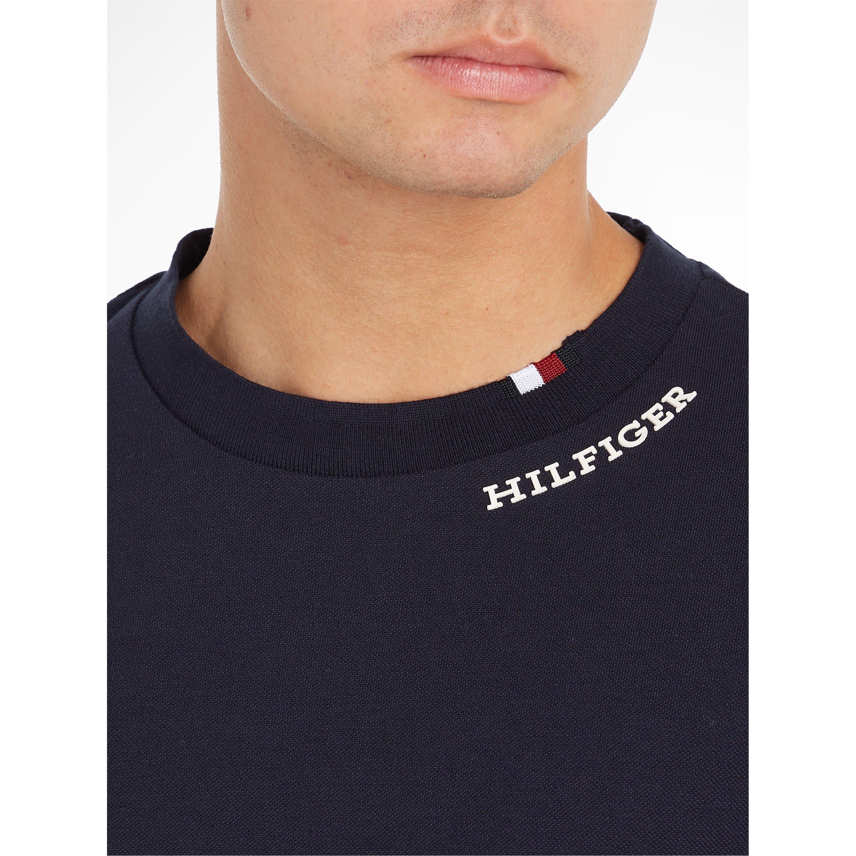 Desert Sky - Tommy Hilfiger - Logo Slim Fit Pique Tee Shirt - 4
