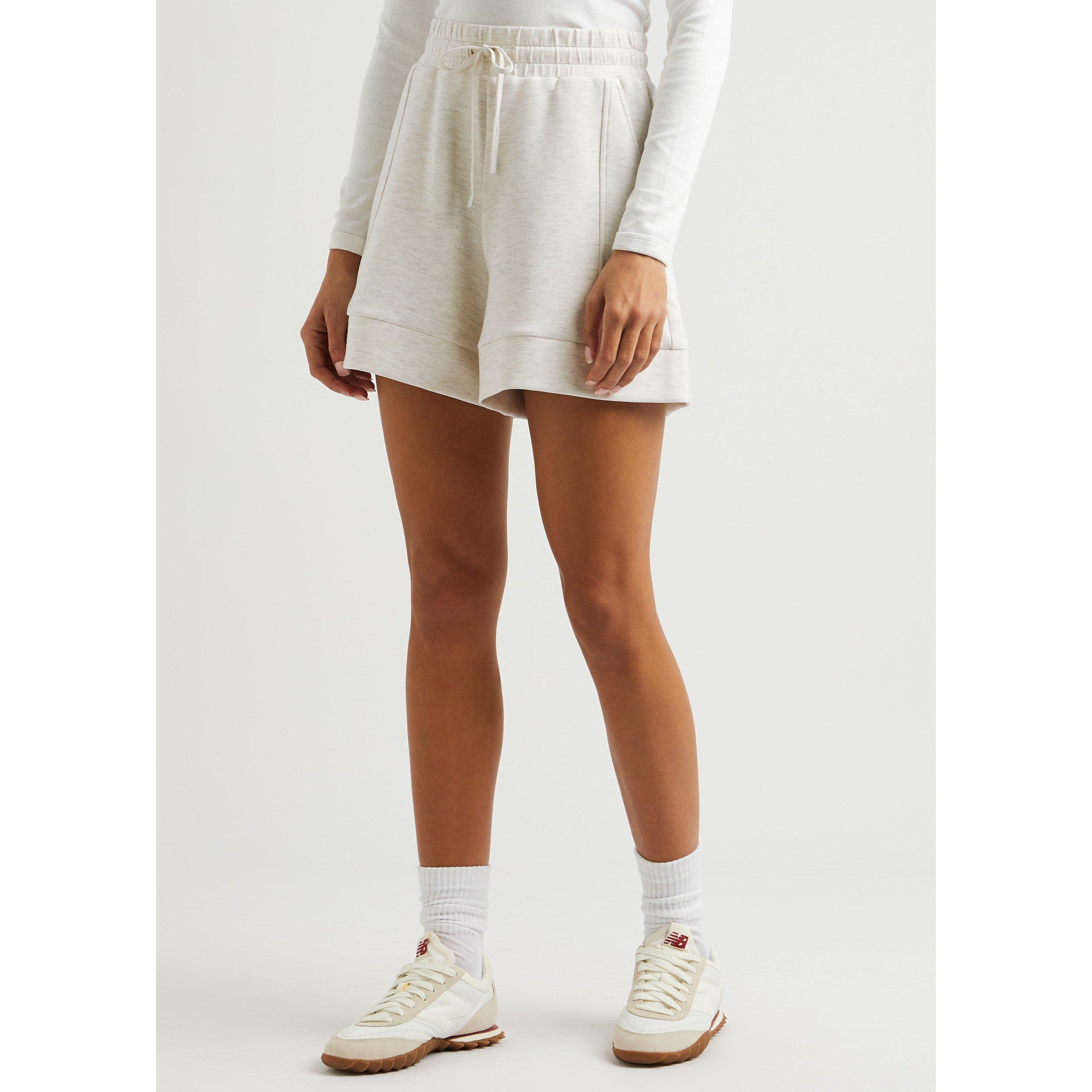 IVORY - Varley - Women's Alder High-Waisted Relaxed-Fit Jersey Shorts - 2