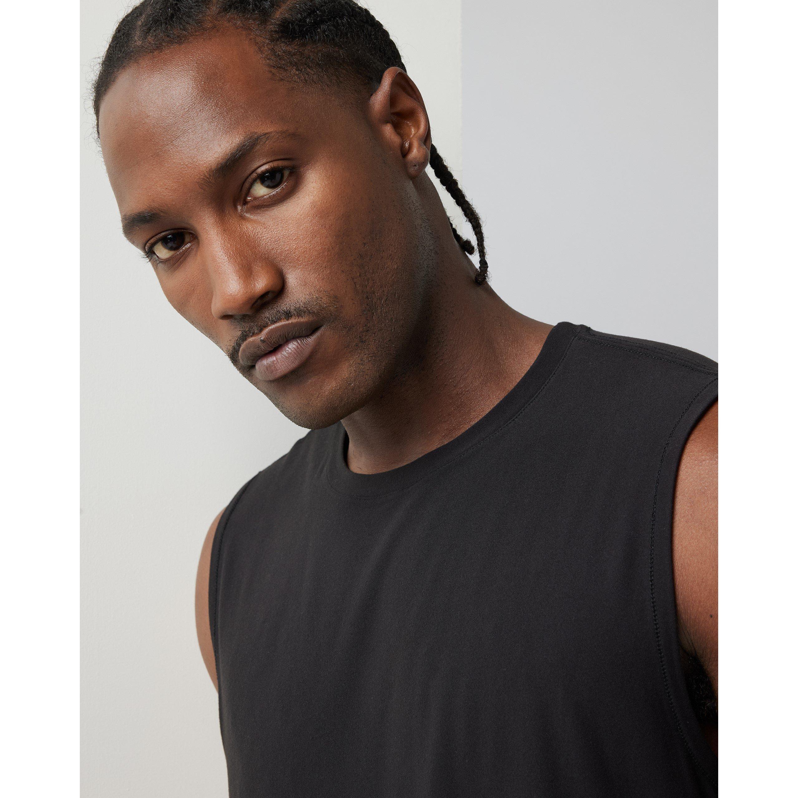 Black - Vuori - Men's Strato Strappy Muscle Vest - 2