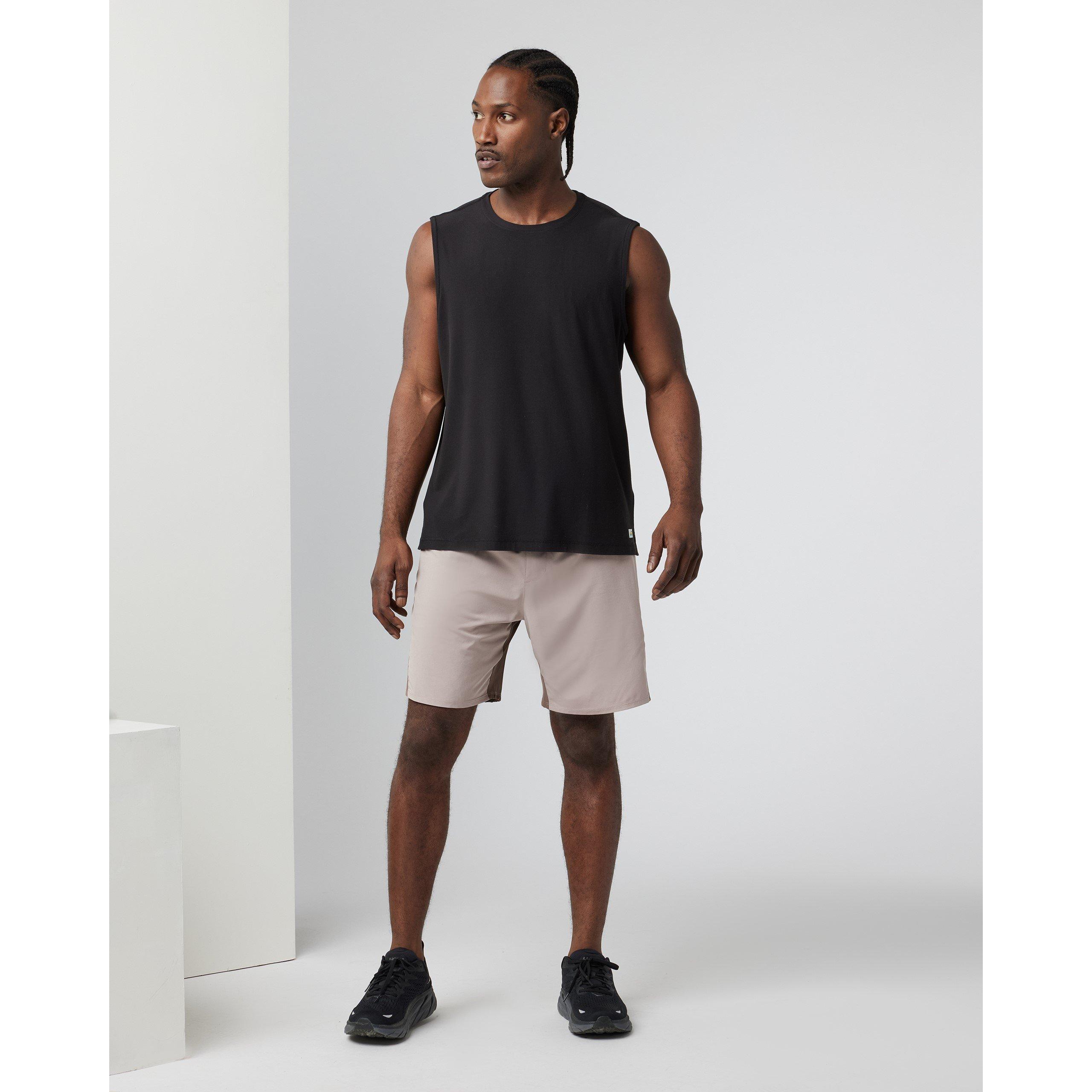 Black - Vuori - Men's Strato Strappy Muscle Vest - 3