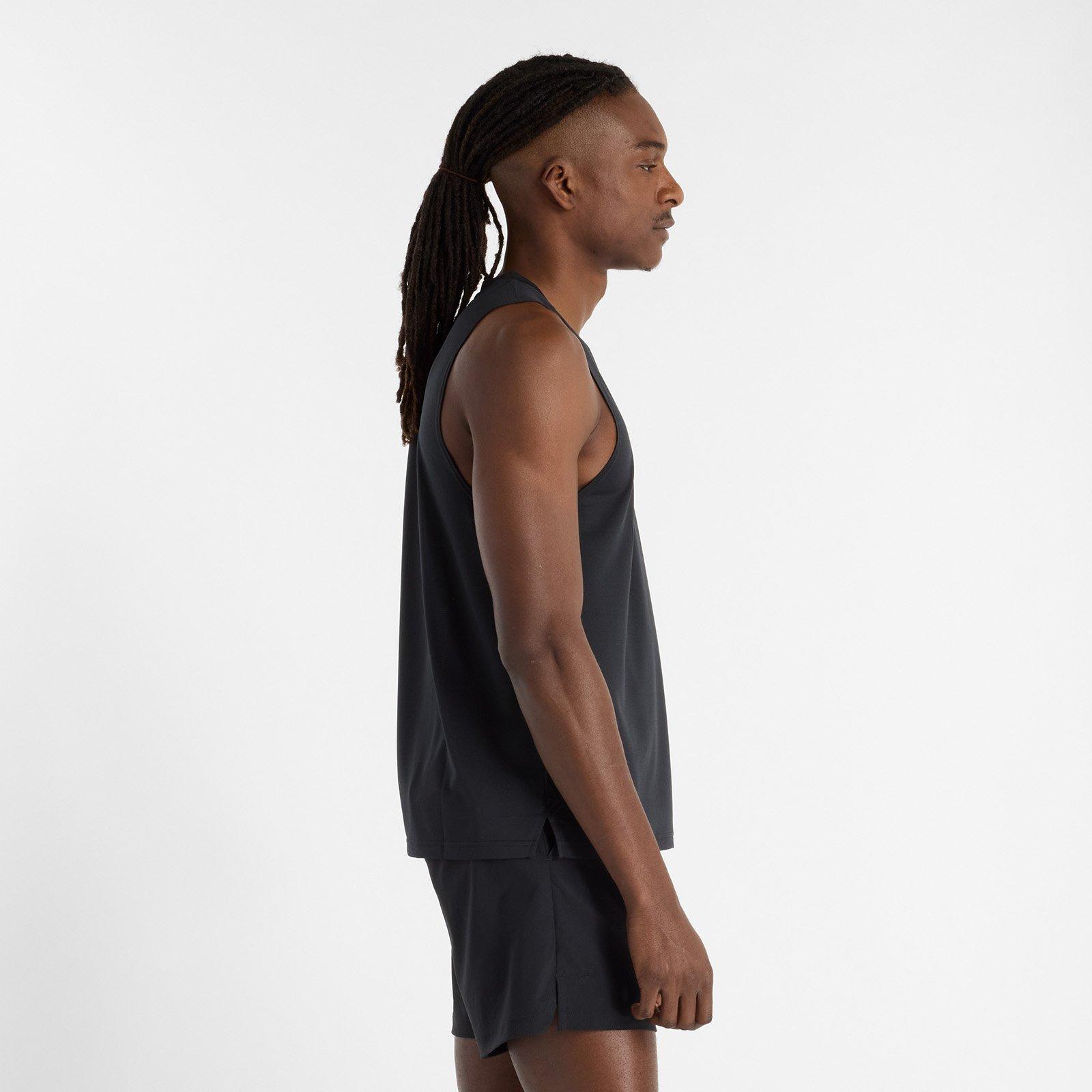 Black - New Balance - Men's Sport Tank Performance Running Vest - 2