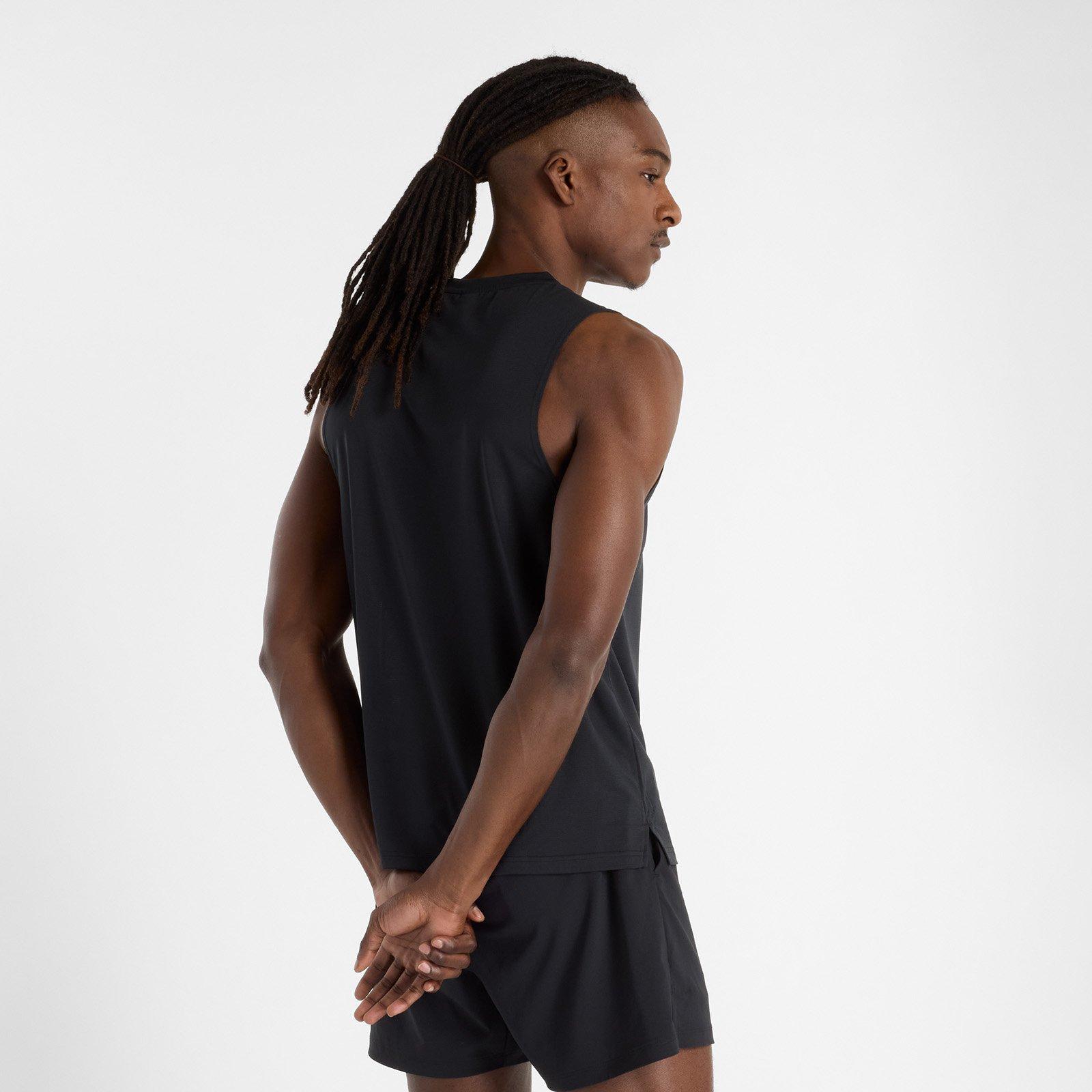 Black - New Balance - Men's Sport Tank Performance Running Vest - 3
