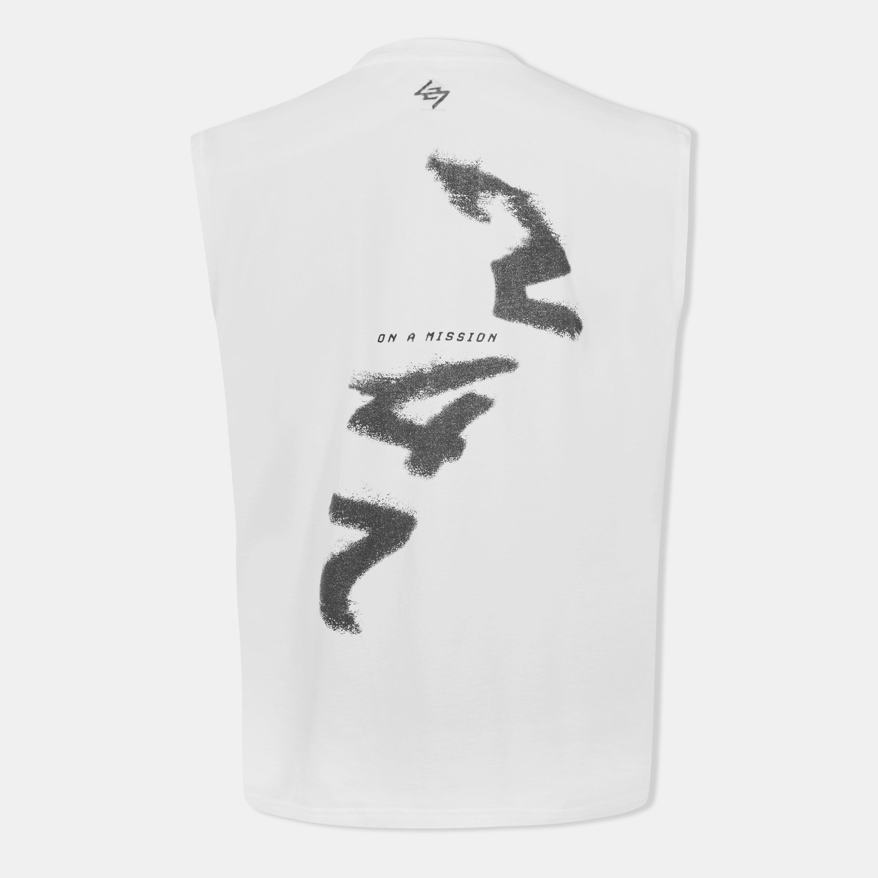 Flat White - Represent 247 - Men's Performance Vest - 2