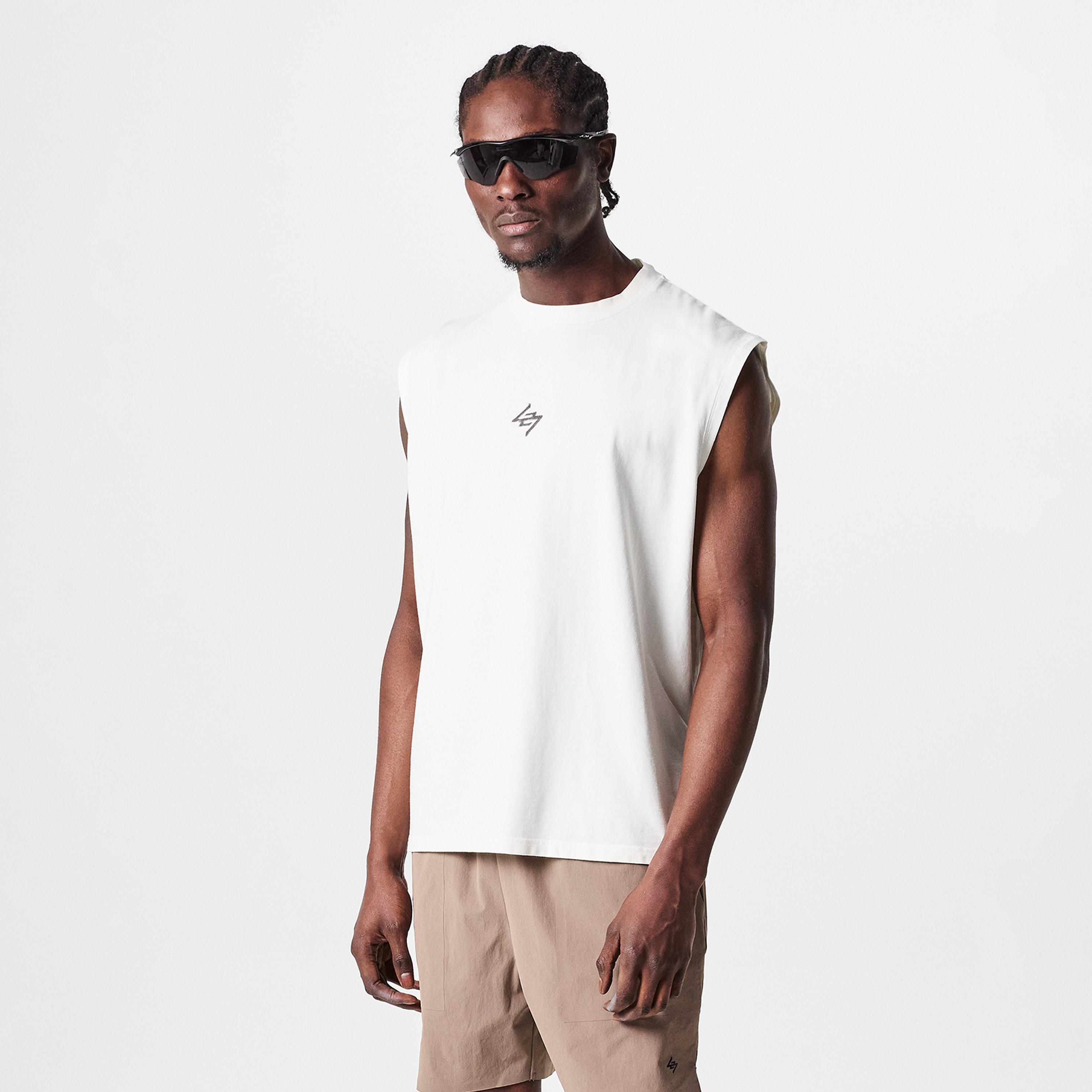 Flat White - Represent 247 - Men's Performance Vest - 3