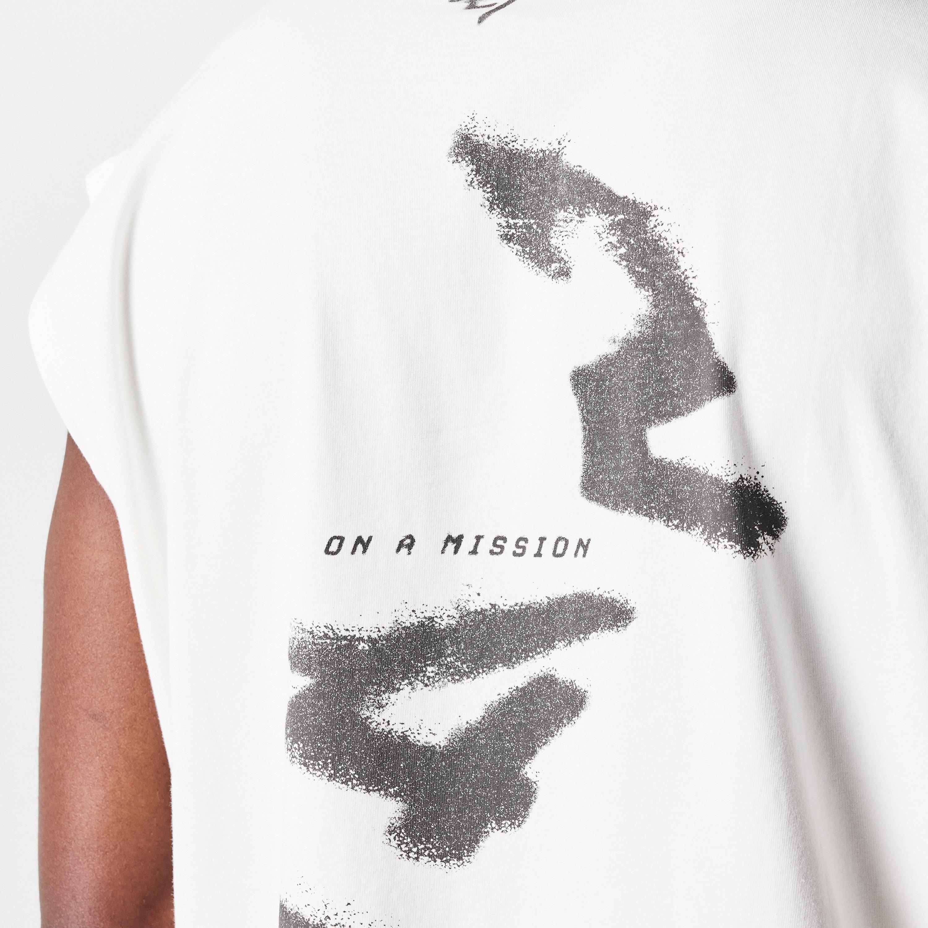 Flat White - Represent 247 - Men's Performance Vest - 5