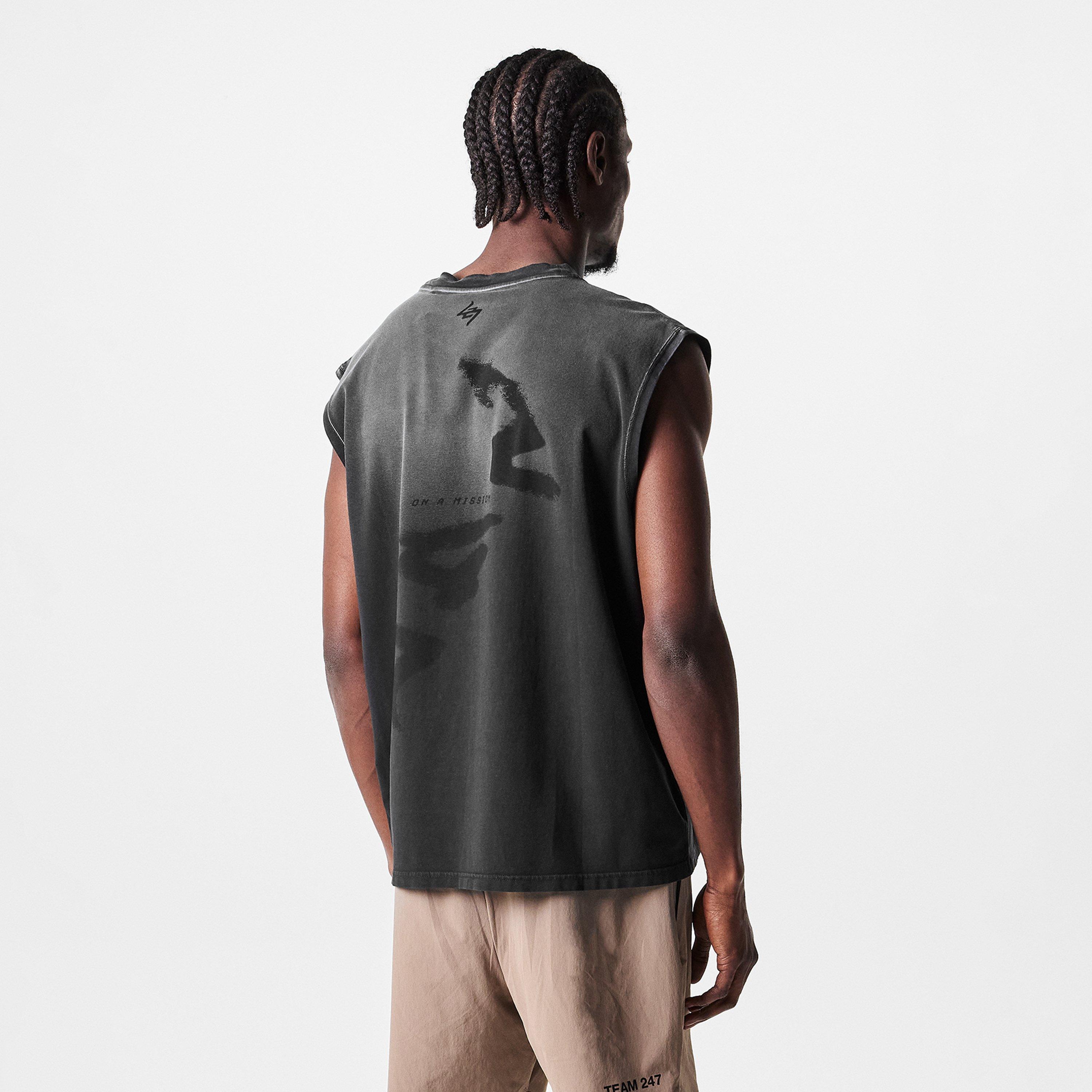 Aged Black - Represent 247 - Men's Performance Vest - 4
