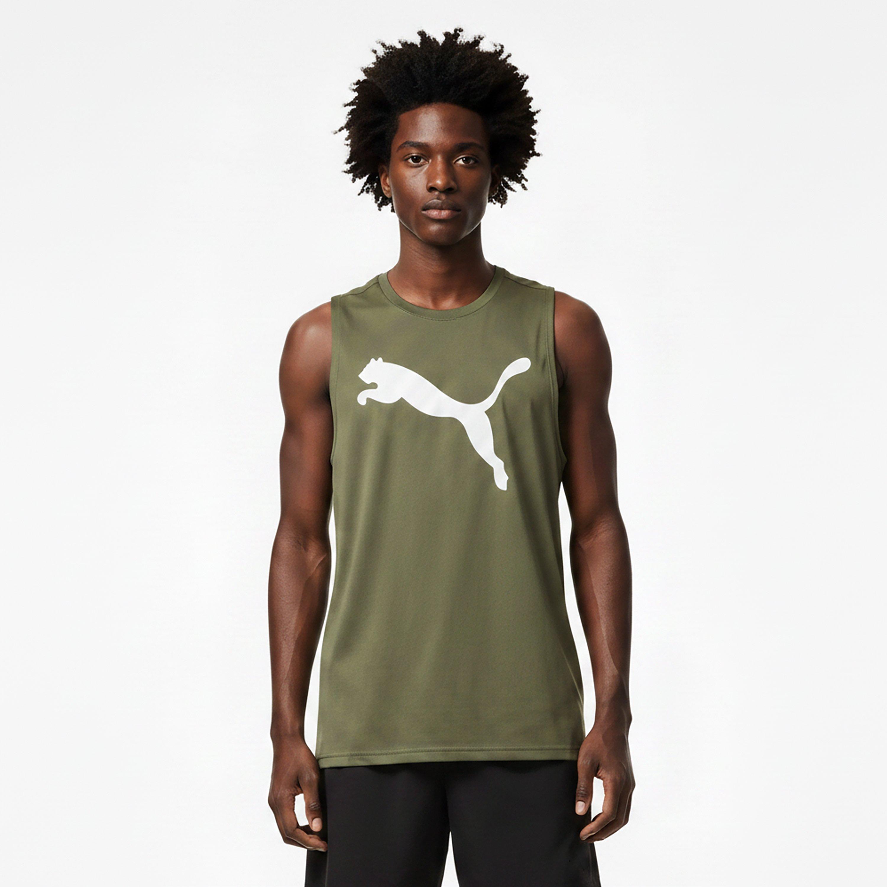 Khaki - Puma - Men's Tank Vest - 3
