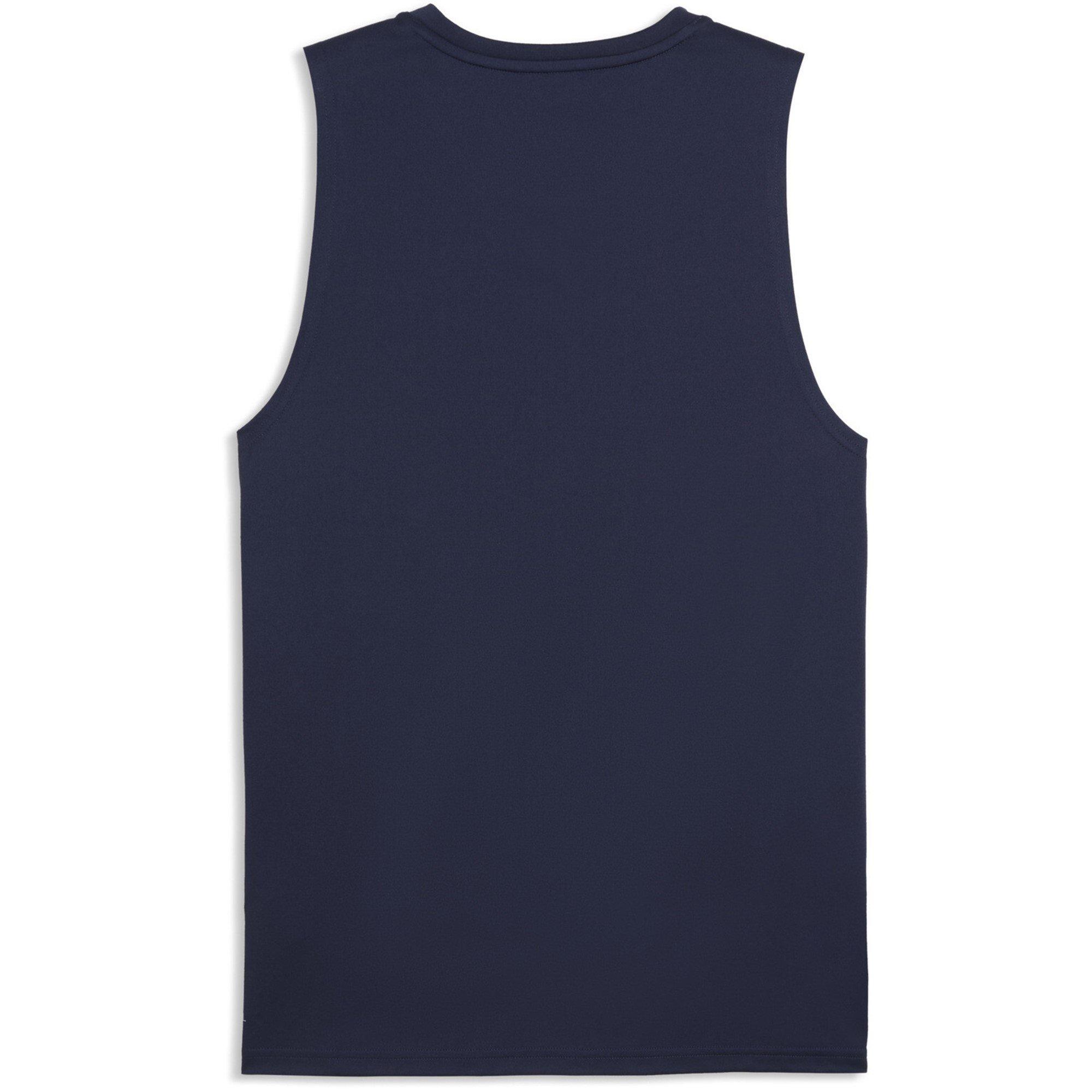Navy - Puma - Men's Tank Vest - 2