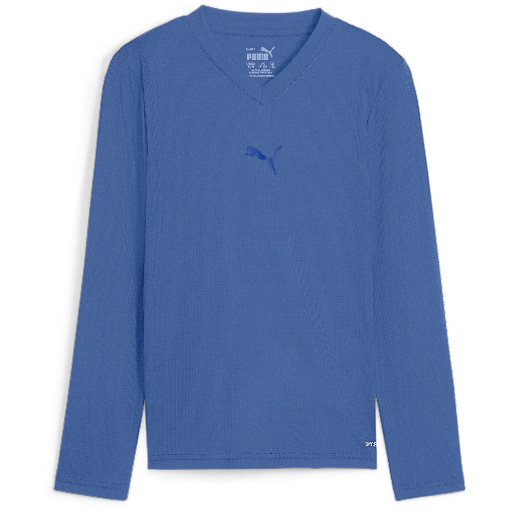 BluLm-TmRoyl - Puma - Puma Teamgoal Baselayer Tee Ls Jr. T-Shirt Unisex Kids - 1