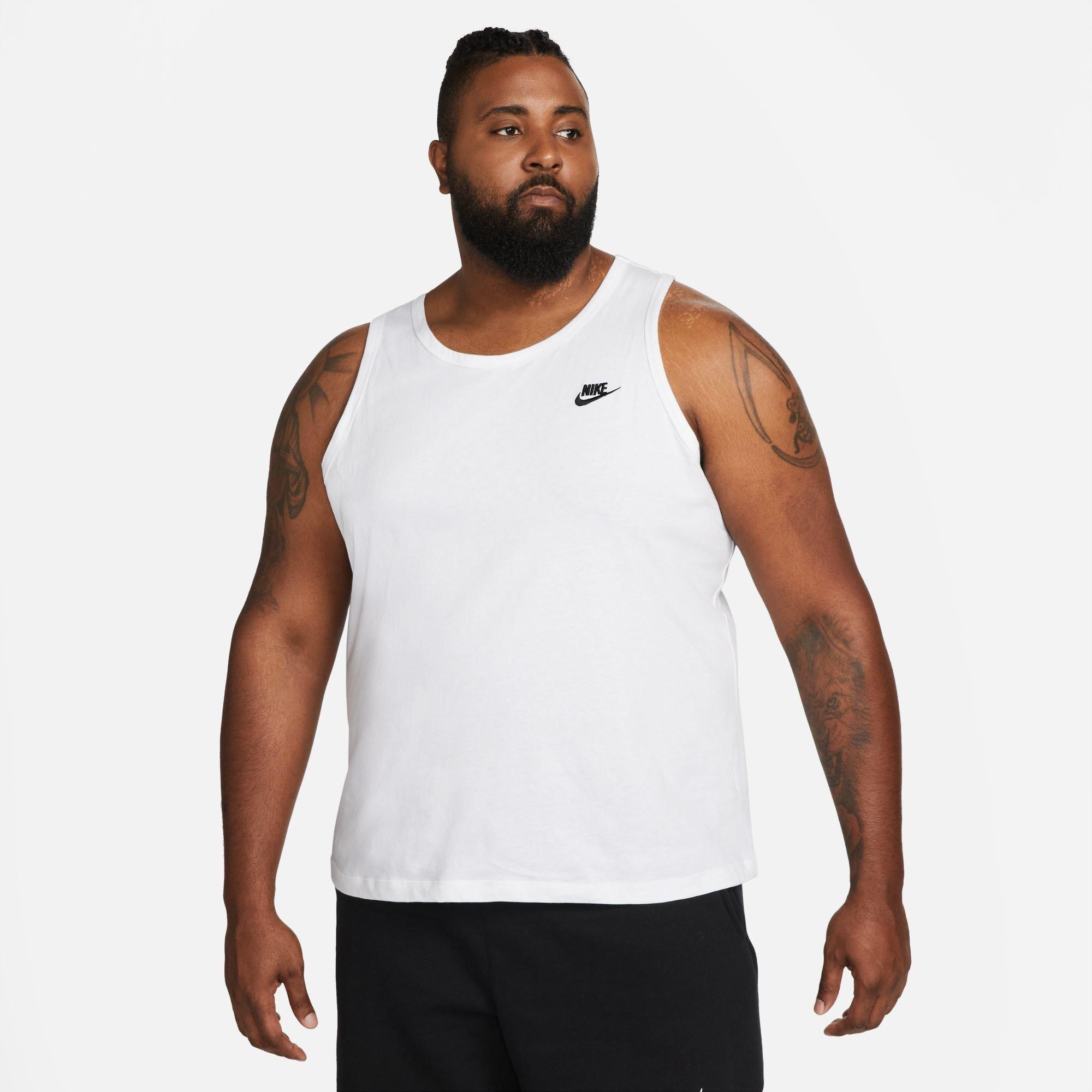 Bijelo/Crno - Nike - Men's Foundation Tank Top - 8