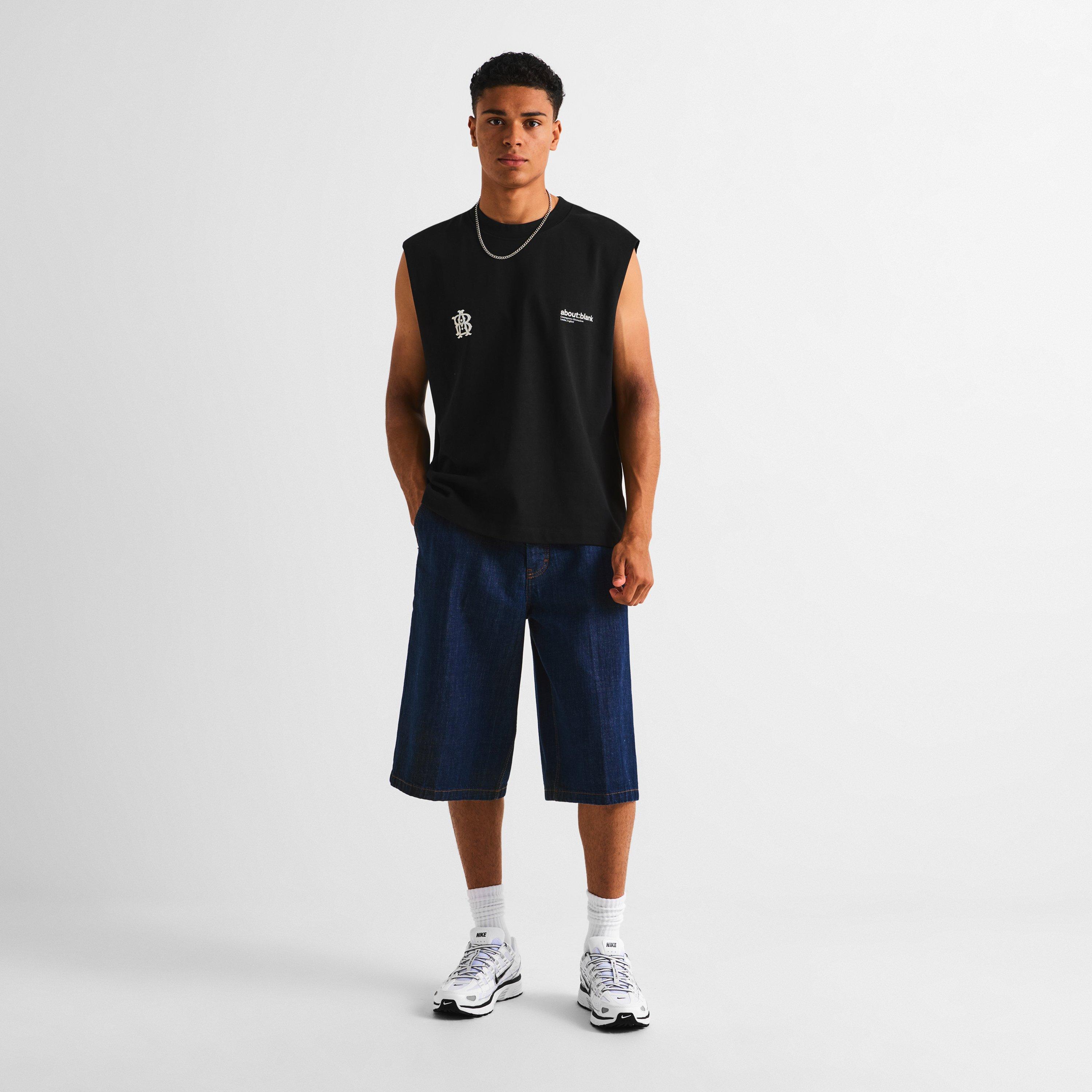 Black - about:blank - Men's Tank Vest - 6
