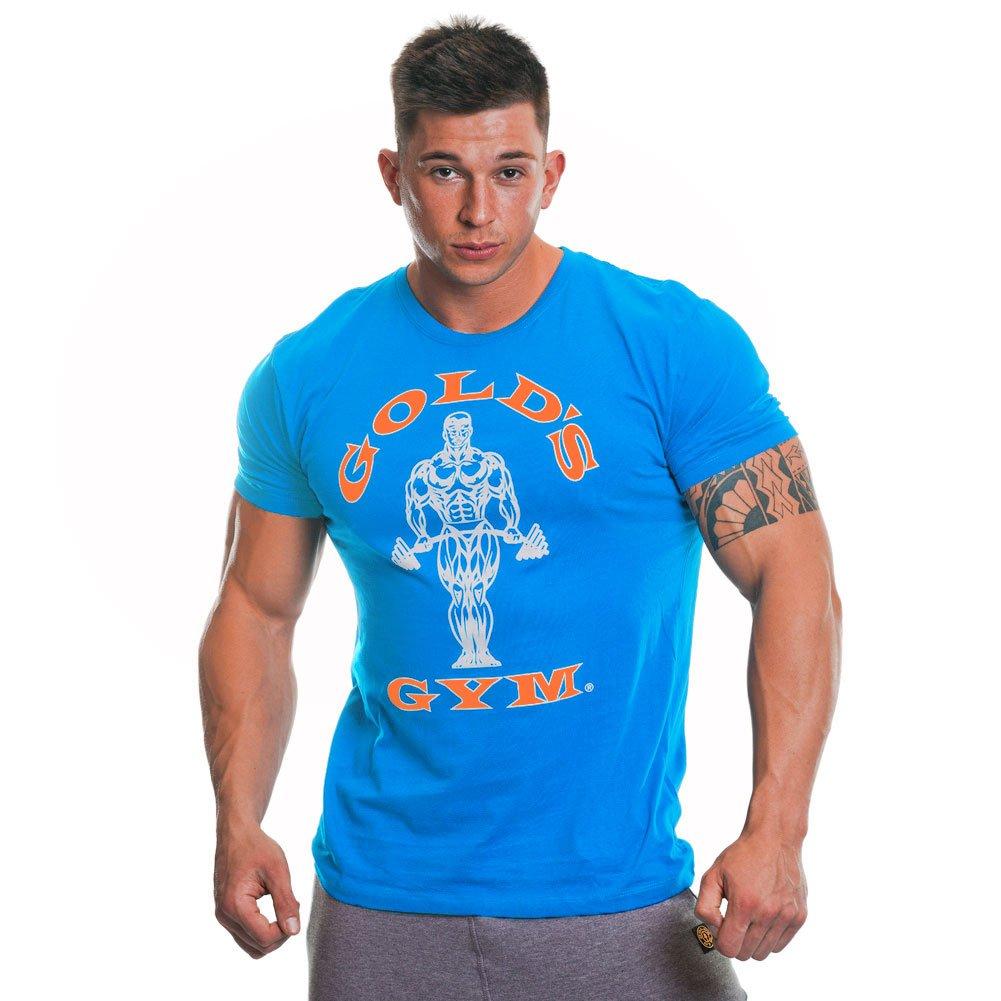 Turkoois - Golds Gym - Muscle Joe T Shirt Mens - 3
