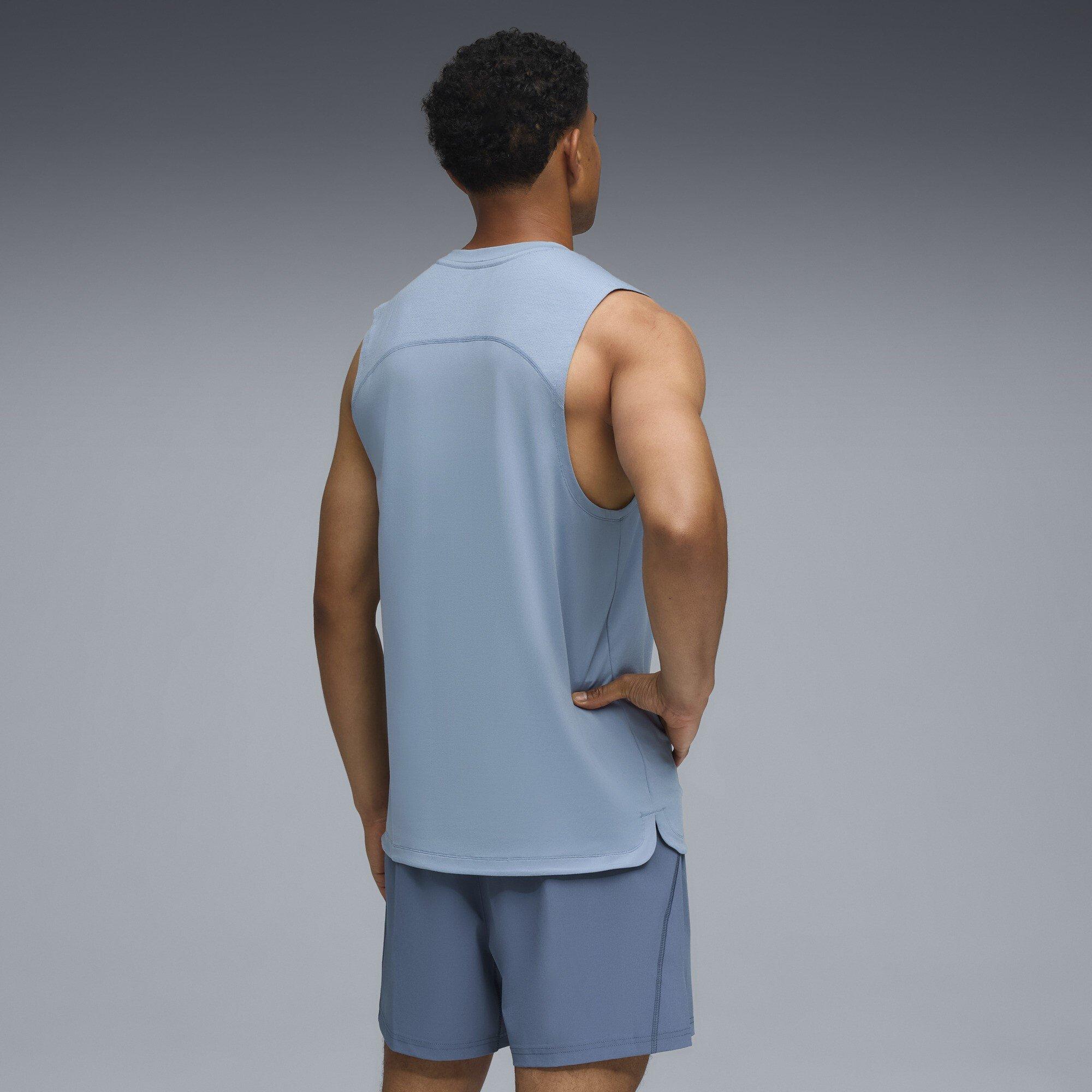 Cool Blue - Puma - Men's Cloudspun Performance Gym Vest - 4