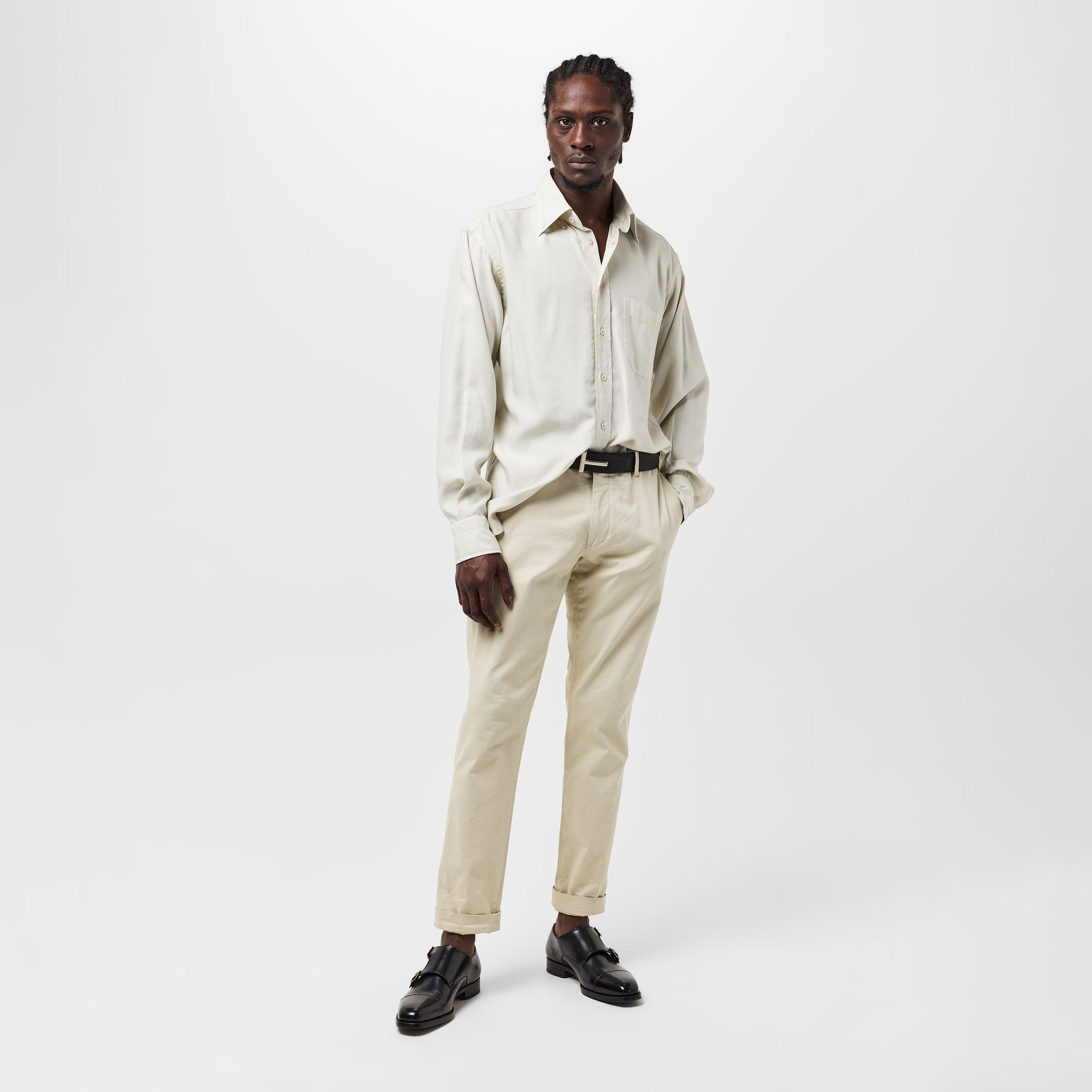 Light Brown - Tom Ford - Men's Long-Sleeve T-Shirt - 6