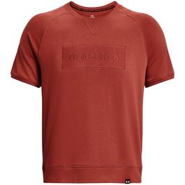 Under Armour Project Rock Terry Gym Top Mens