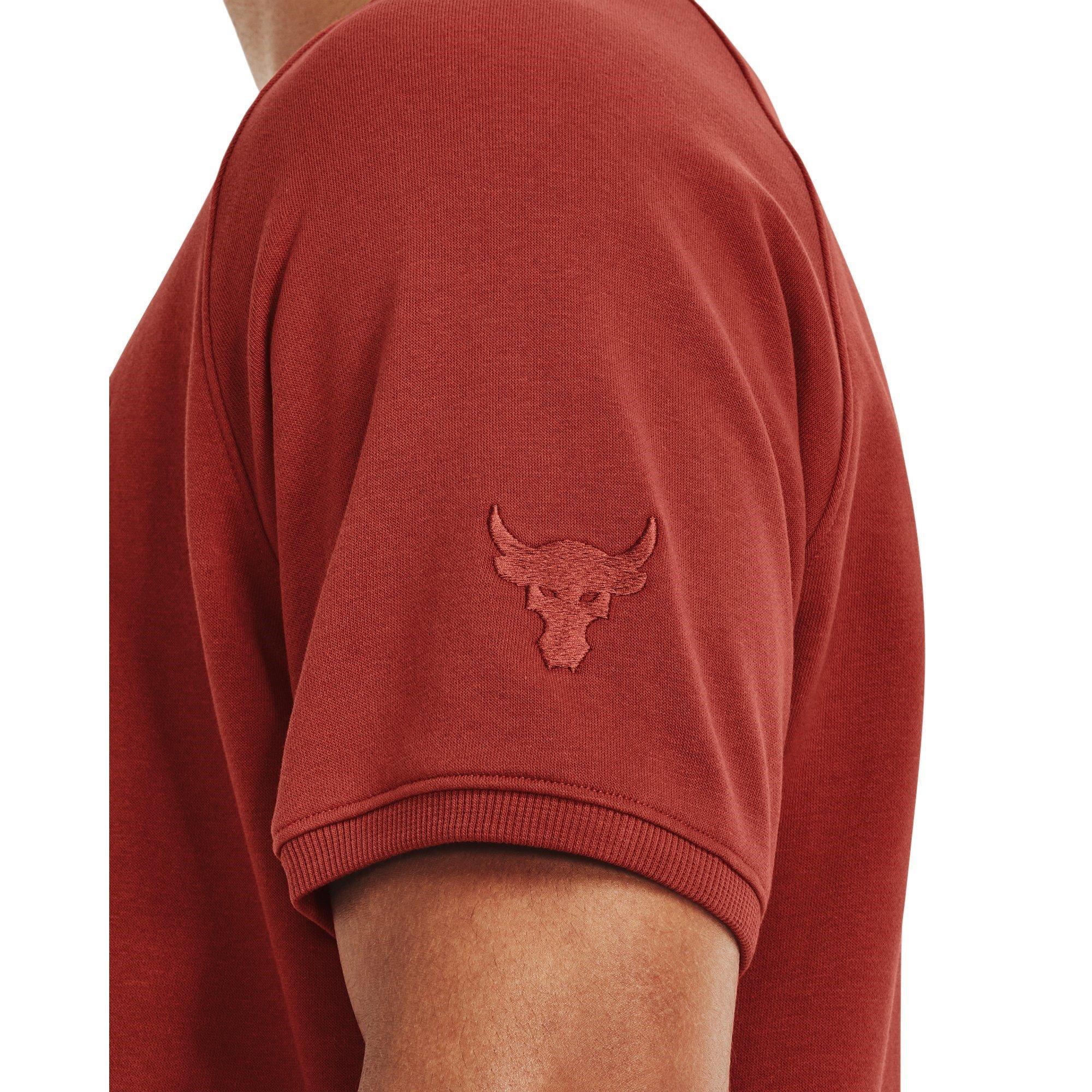 Heritage Red - Under Armour - Project Rock Terry Gym Top Mens - 5