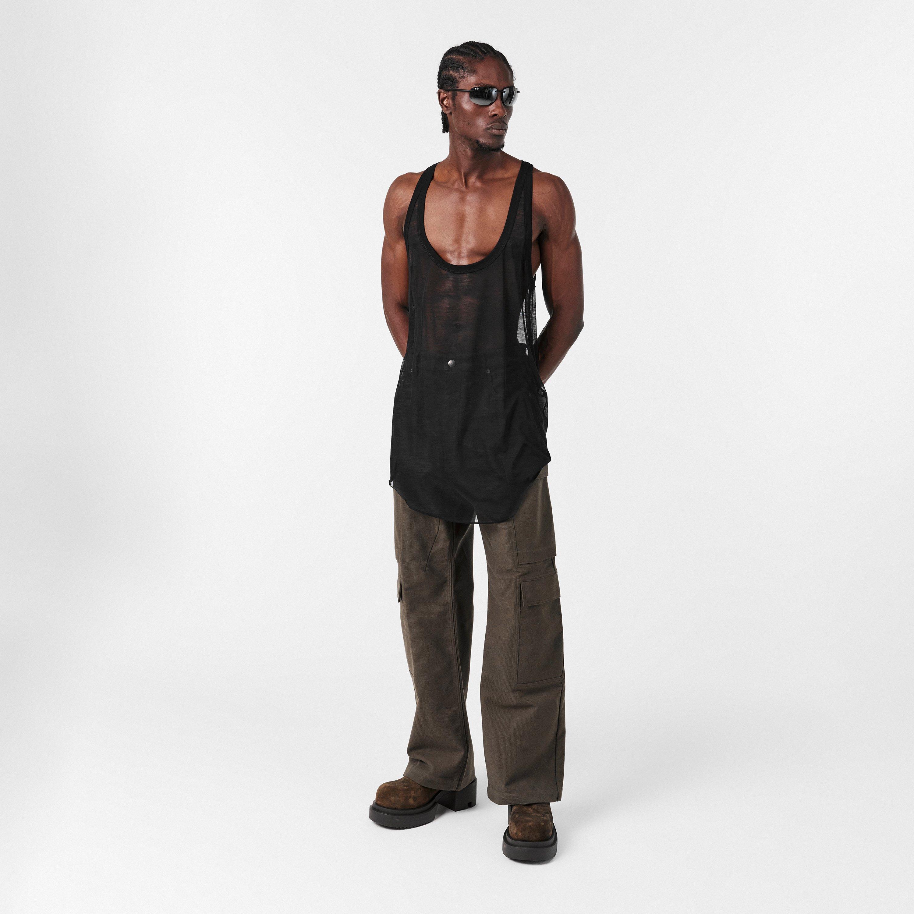 Black 09 - Rick Owens - Men's Muscle Vest - 6