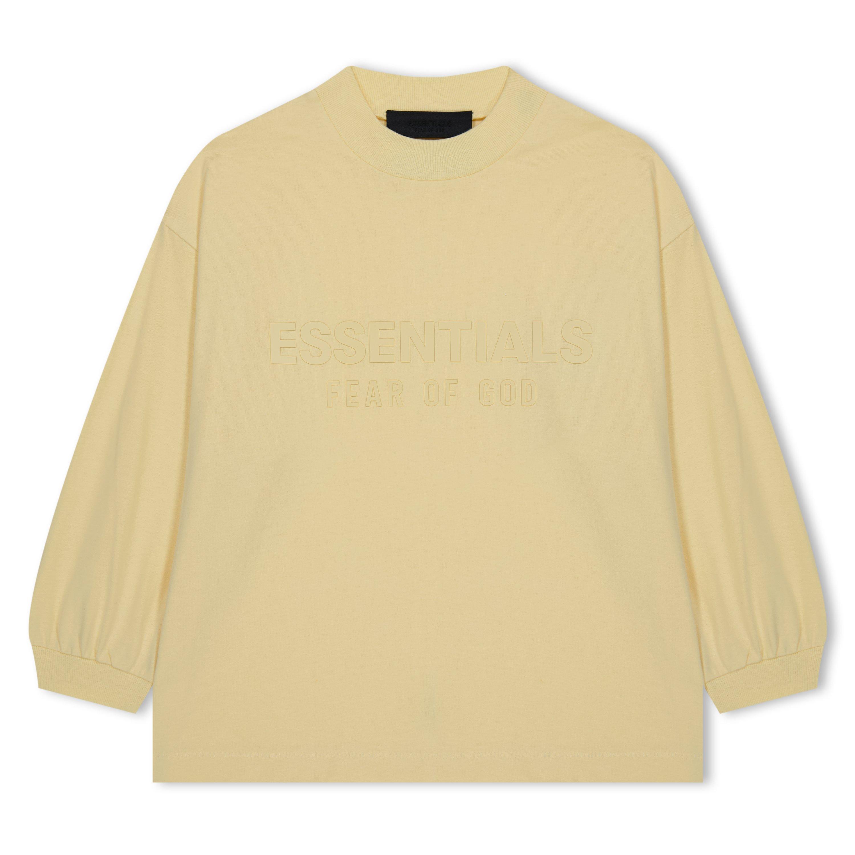トップス FEAR OF GOD 8th long sleeve Fear of God Men's Long Sleeve Airbrush 8 T-Shirt in Black Fear Of God
