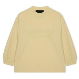 Fear Of God Essentials Logo-Print Long-Sleeve Top Juniors