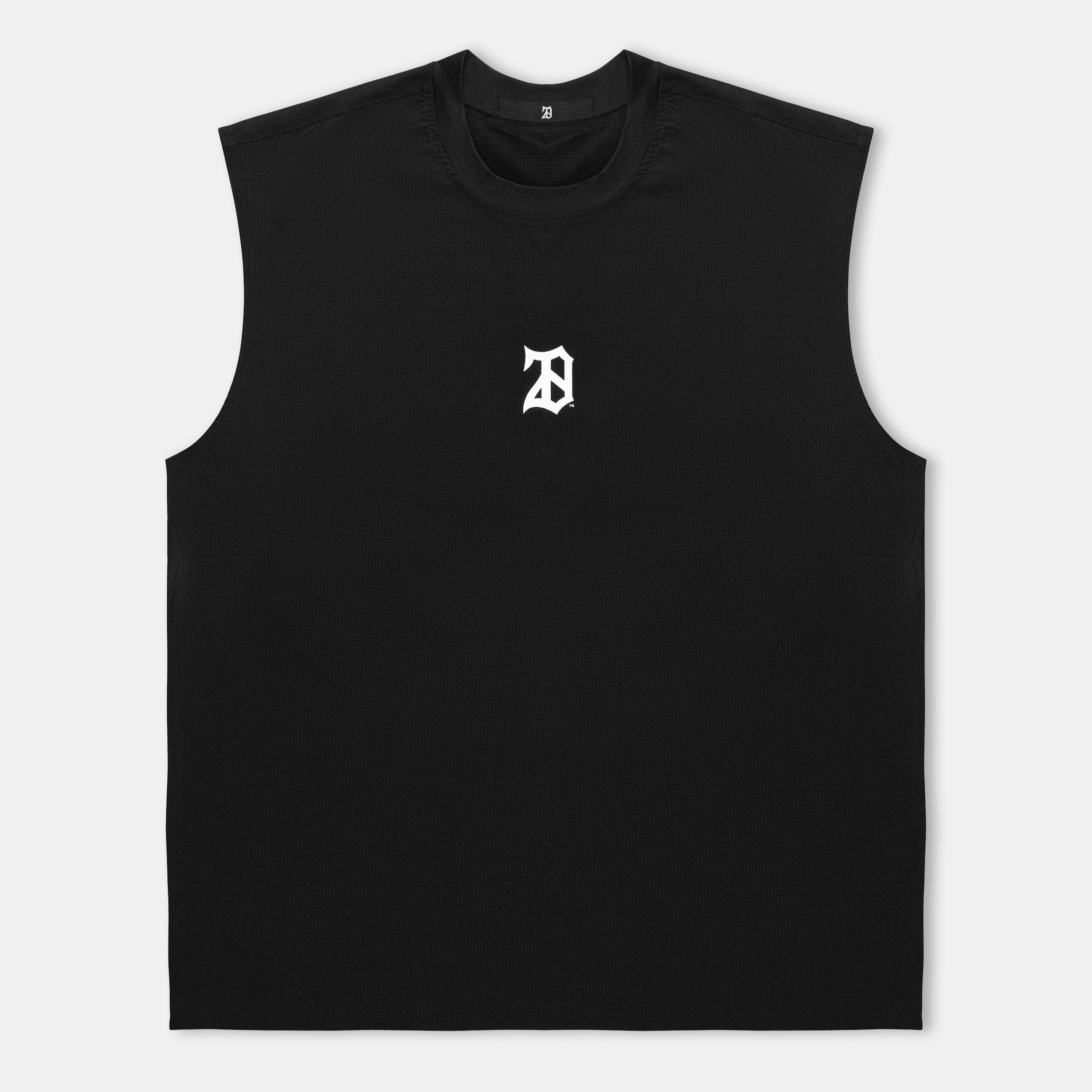 Black - 28 Club - Men's Mesh Performance Gym Vest - 1