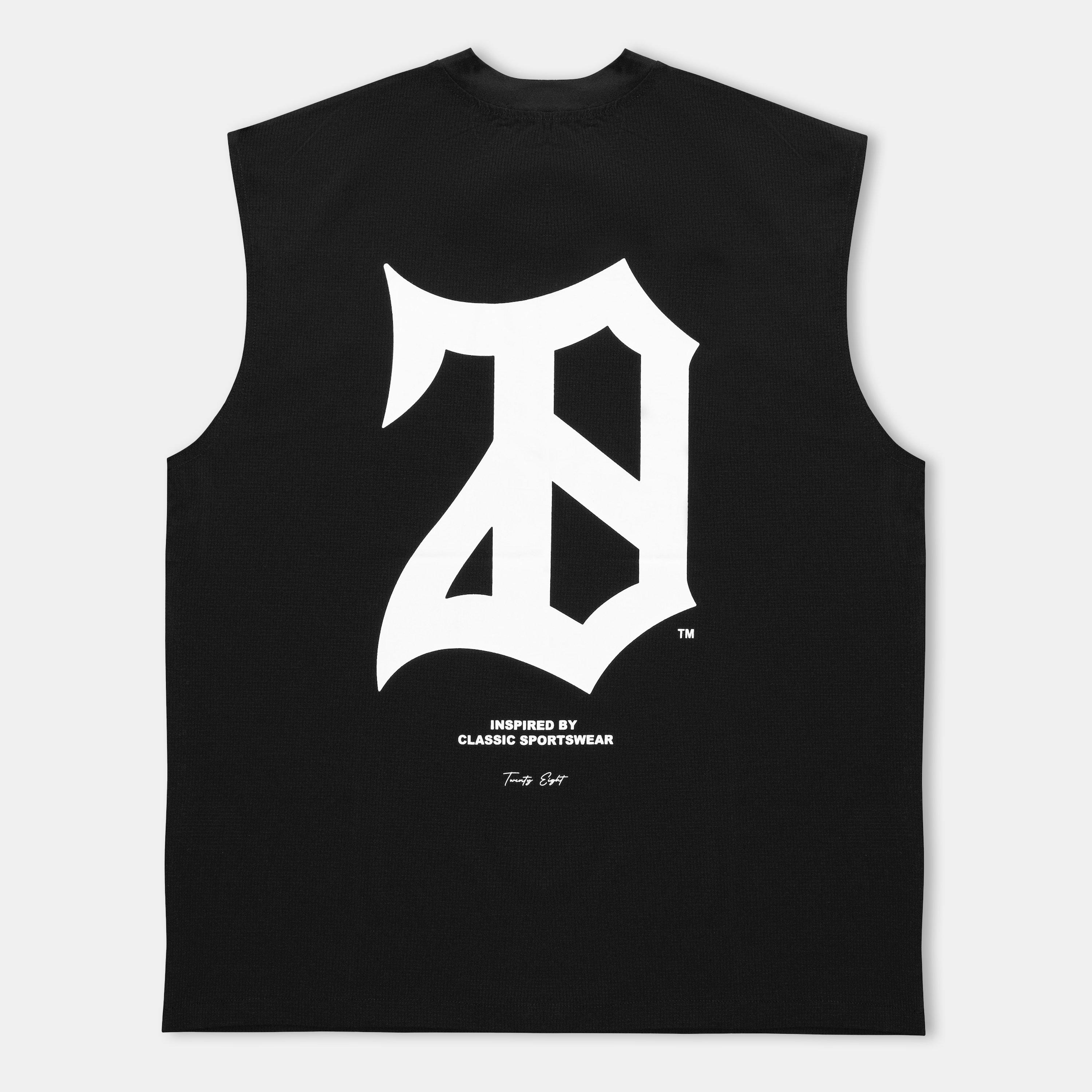 Black - 28 Club - Men's Mesh Performance Gym Vest - 2