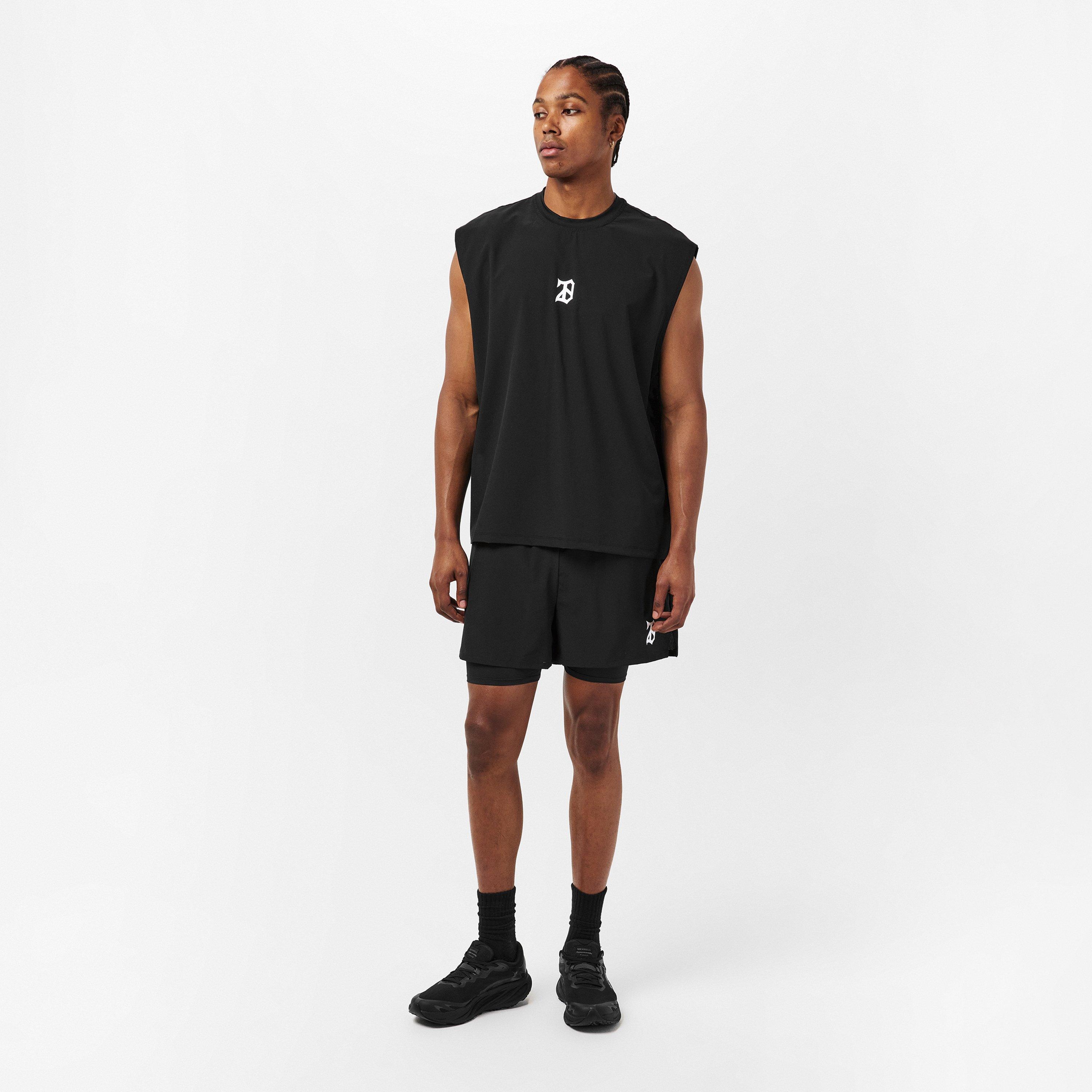 Black - 28 Club - Men's Mesh Performance Gym Vest - 6