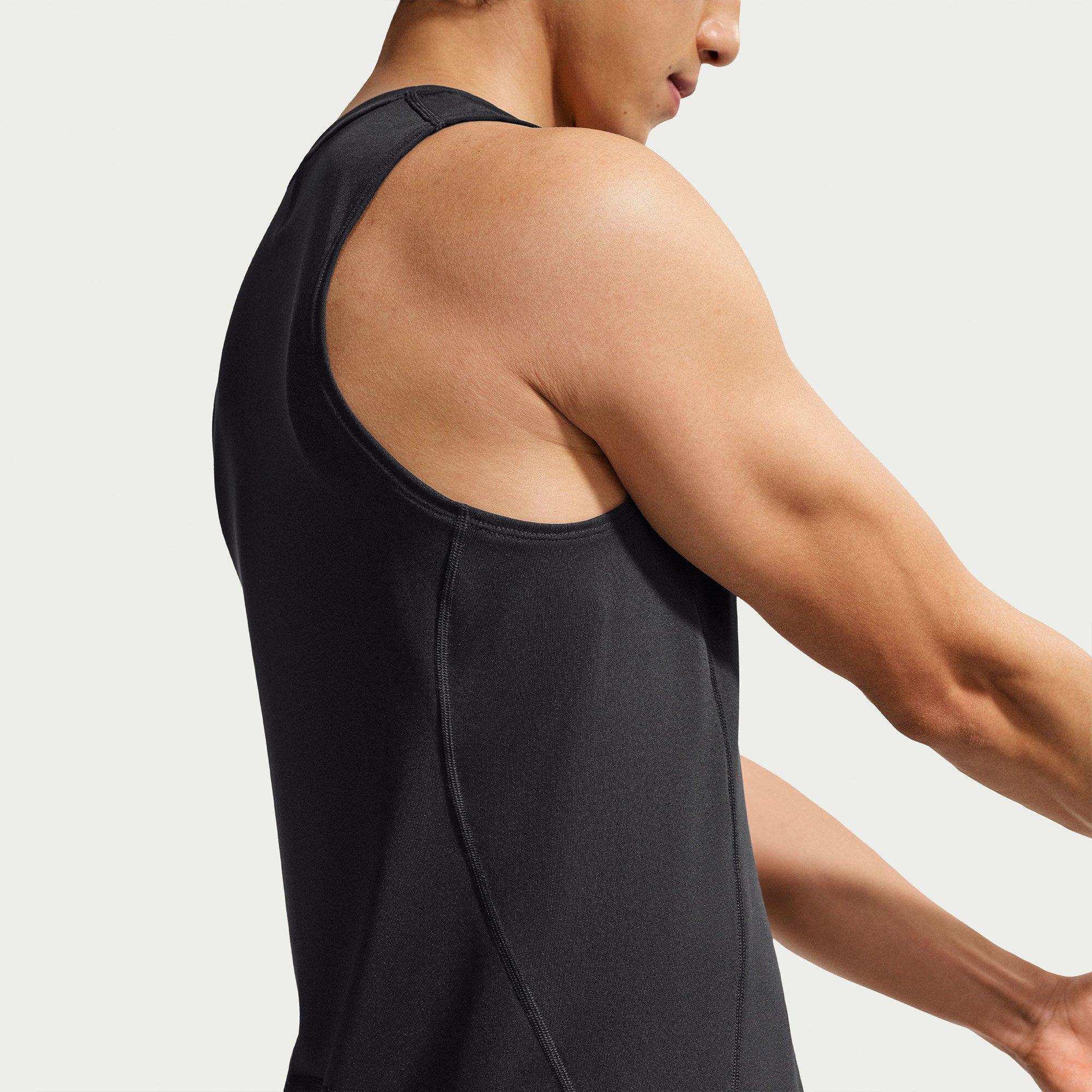 Black/White - Nike - Men's Npt Performance Gym Vest - 3