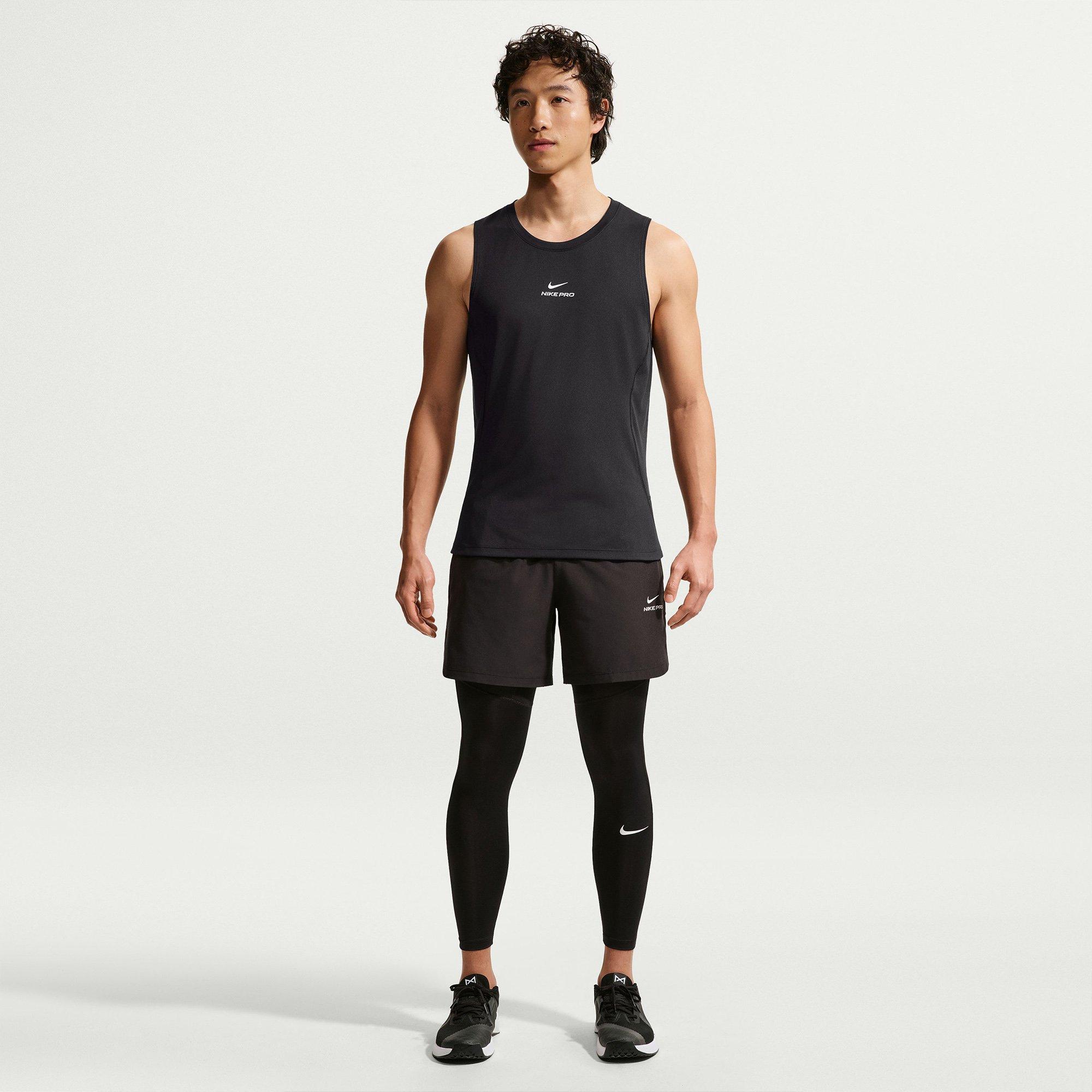 Black/White - Nike - Men's Npt Performance Gym Vest - 4