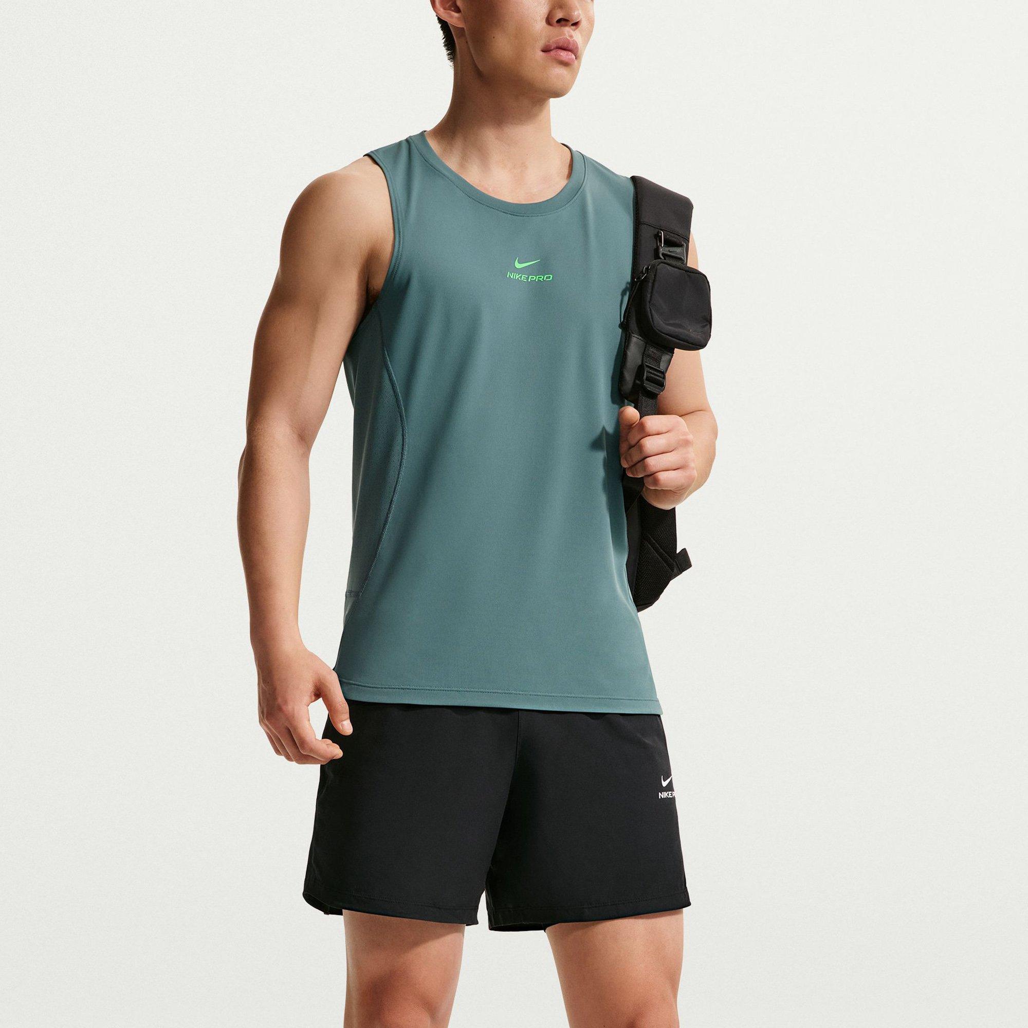 Slate/Green - Nike - Men's Npt Performance Gym Vest - 1