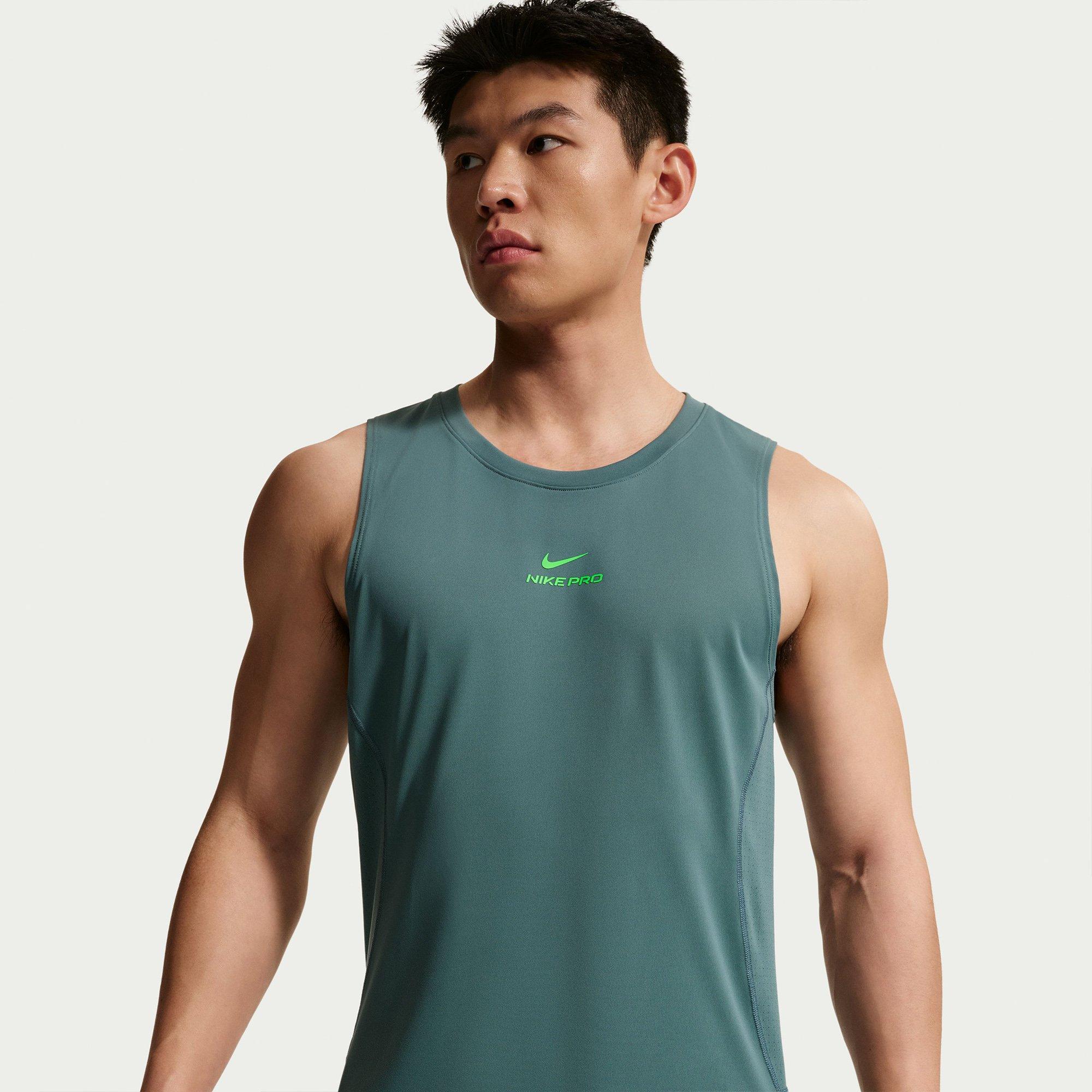 Slate/Green - Nike - Men's Npt Performance Gym Vest - 3