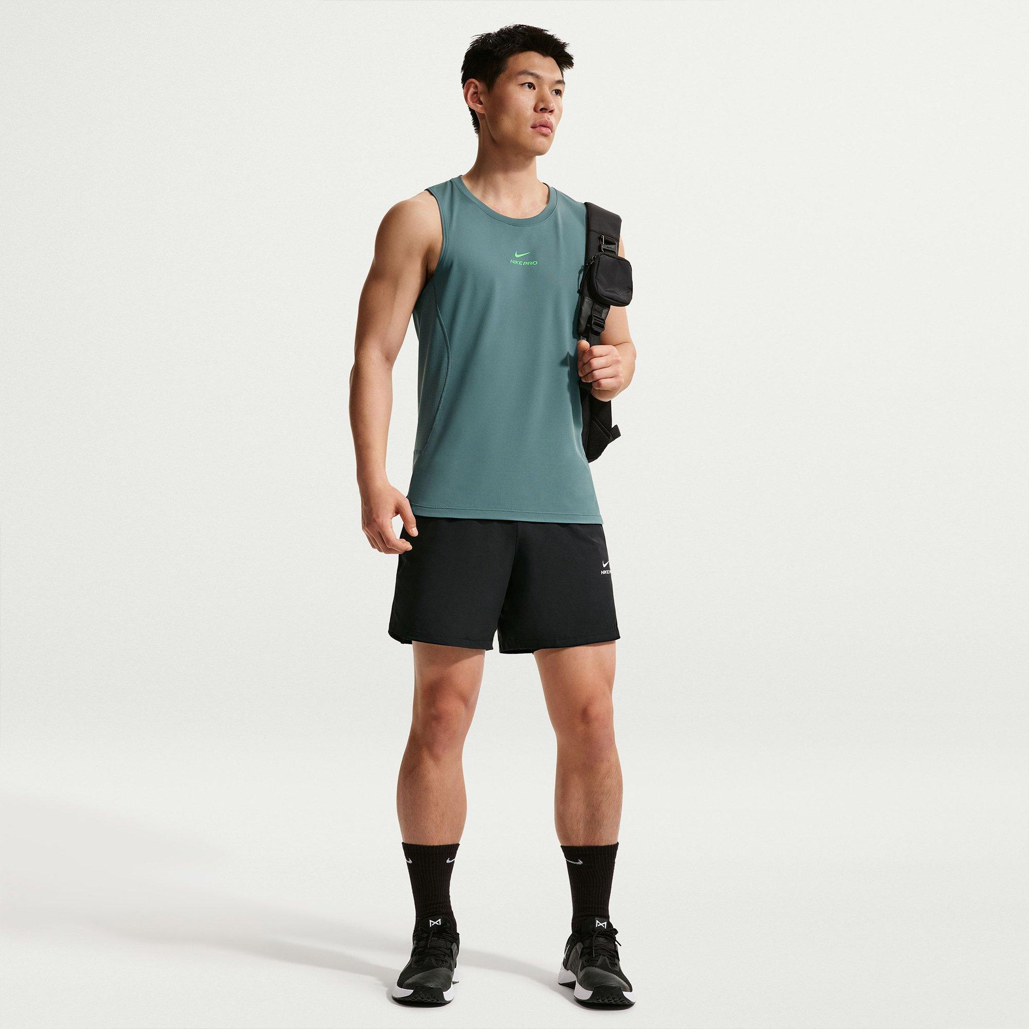 Slate/Green - Nike - Men's Npt Performance Gym Vest - 5