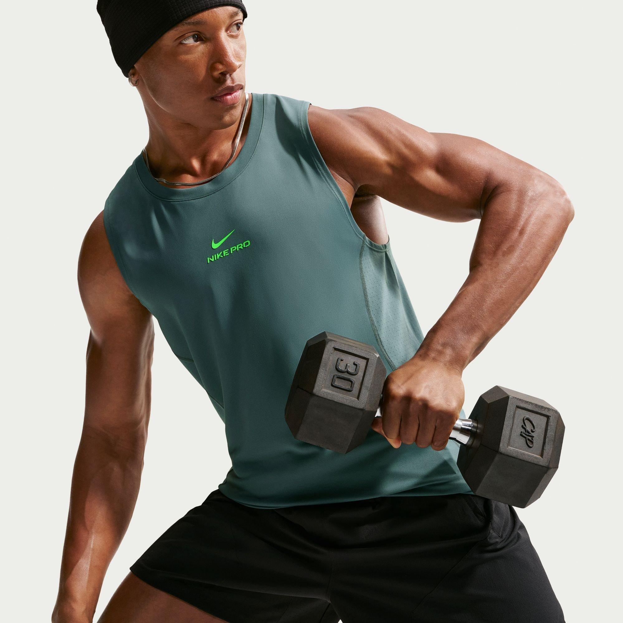 Ardoise/Vert - Nike - Men's Performance Gym Vest - 3