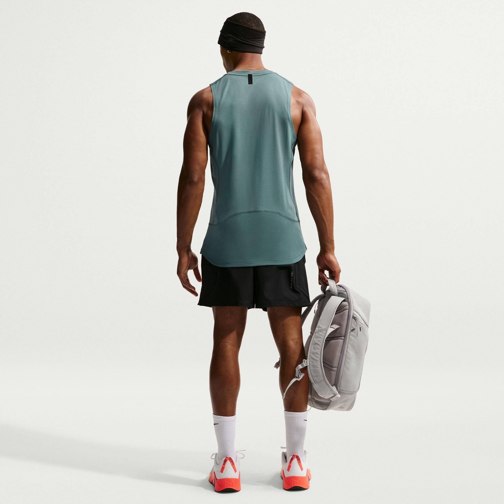 Ardoise/Vert - Nike - Men's Performance Gym Vest - 5