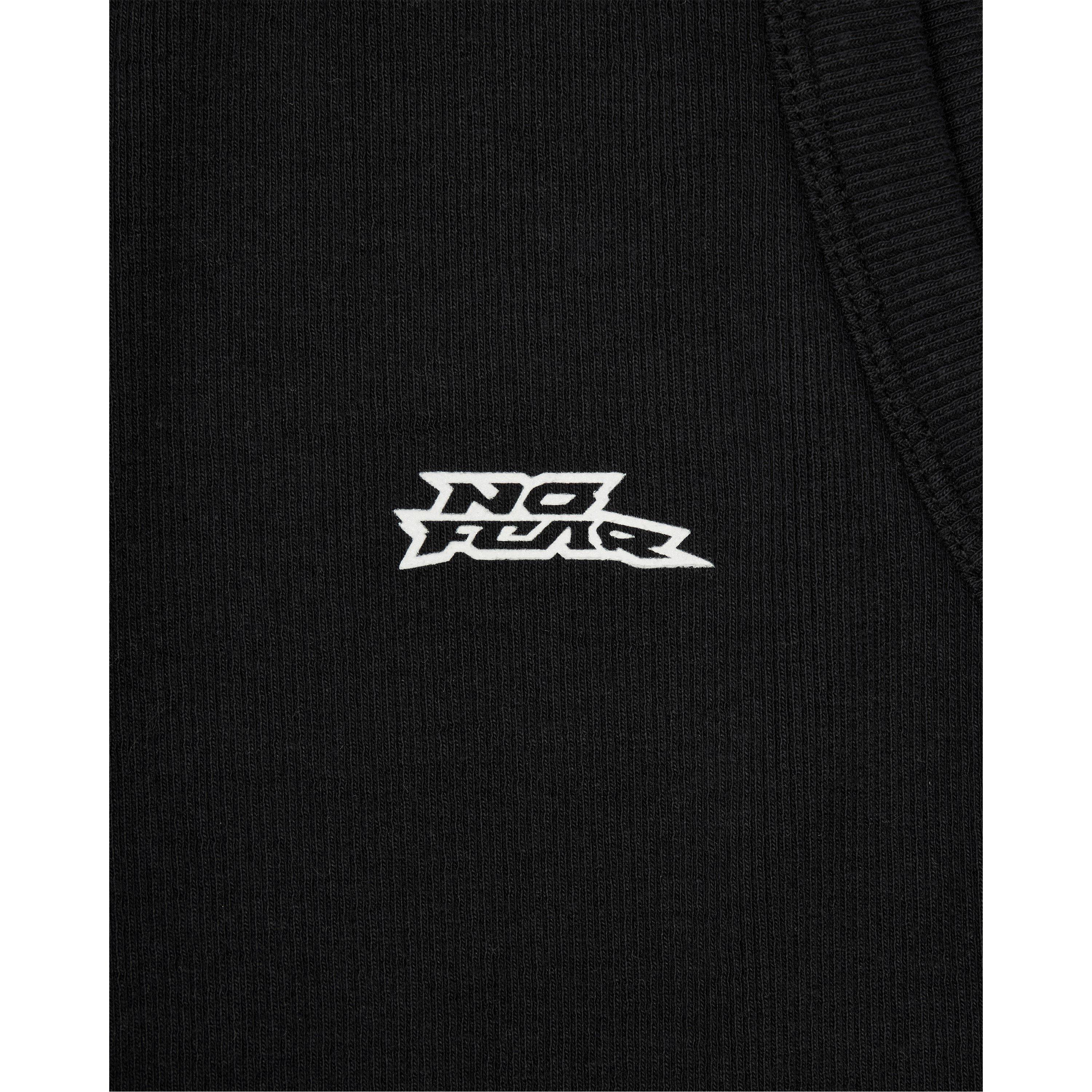 Negro - No Fear - Rib Cotton Sleeveless Crew Neck Tank Vest - 5