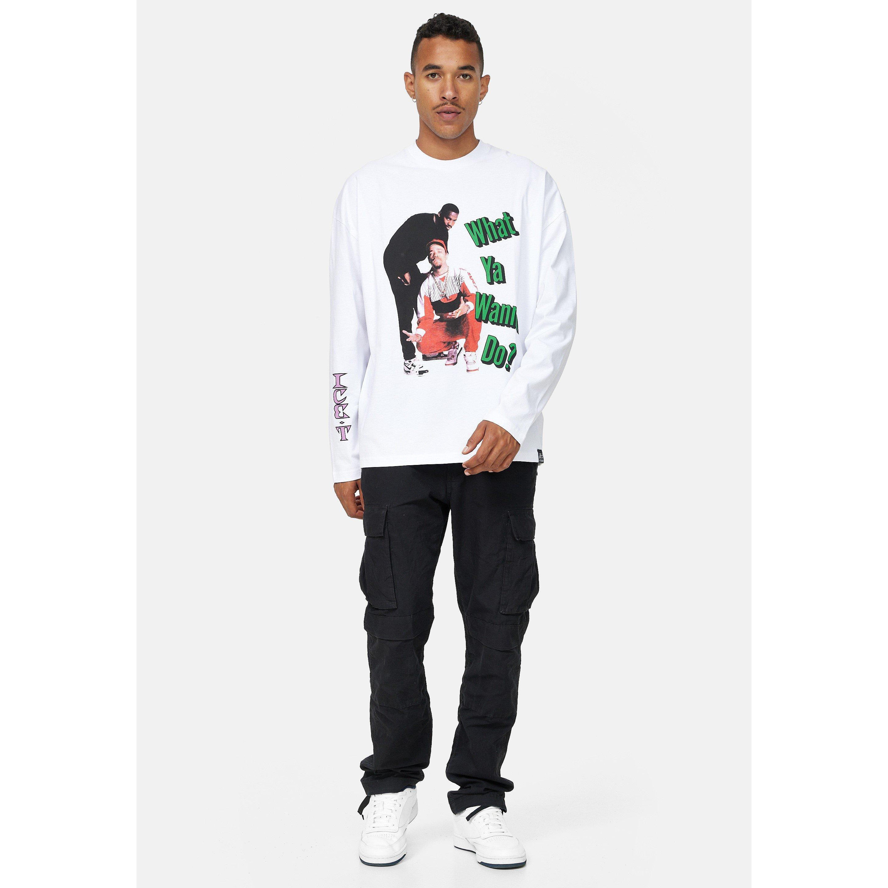 Weiß - Character - Adults Ice T Long-Sleeve T-Shirt - 2