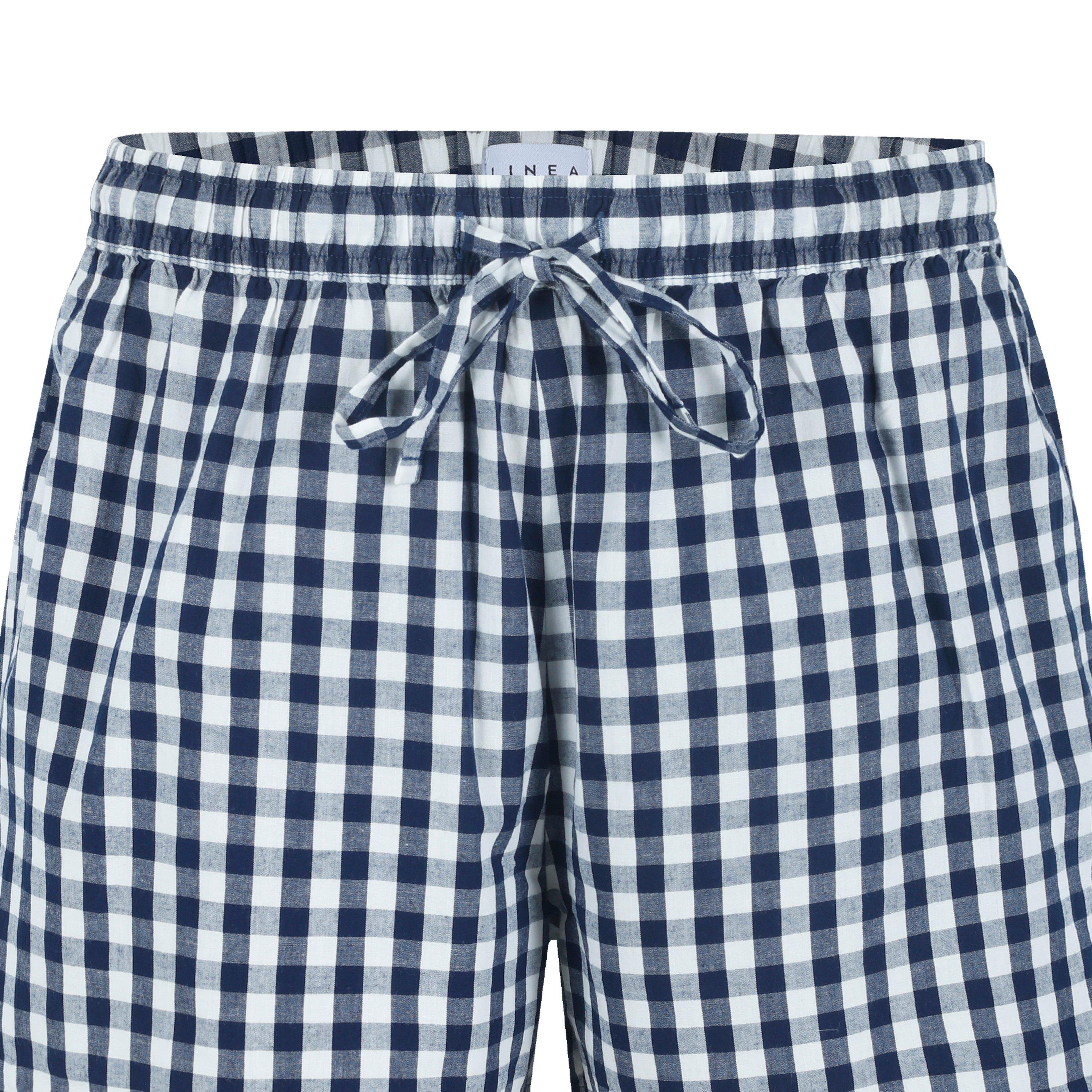 Marineblau/Weiß - Linea - Women's Pyjama Shorts - 5