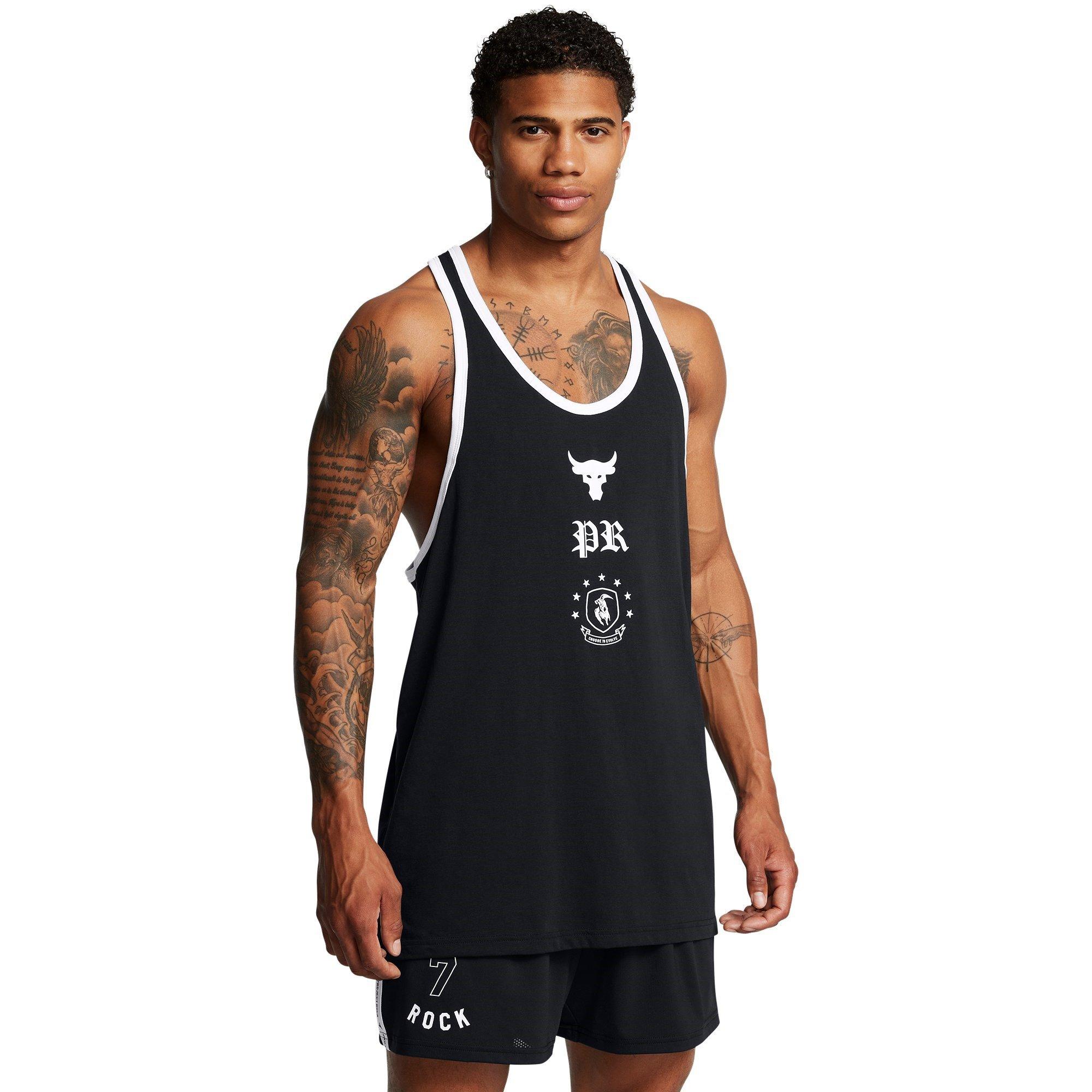 Black - Under Armour - Racer Muscle Vest - 2