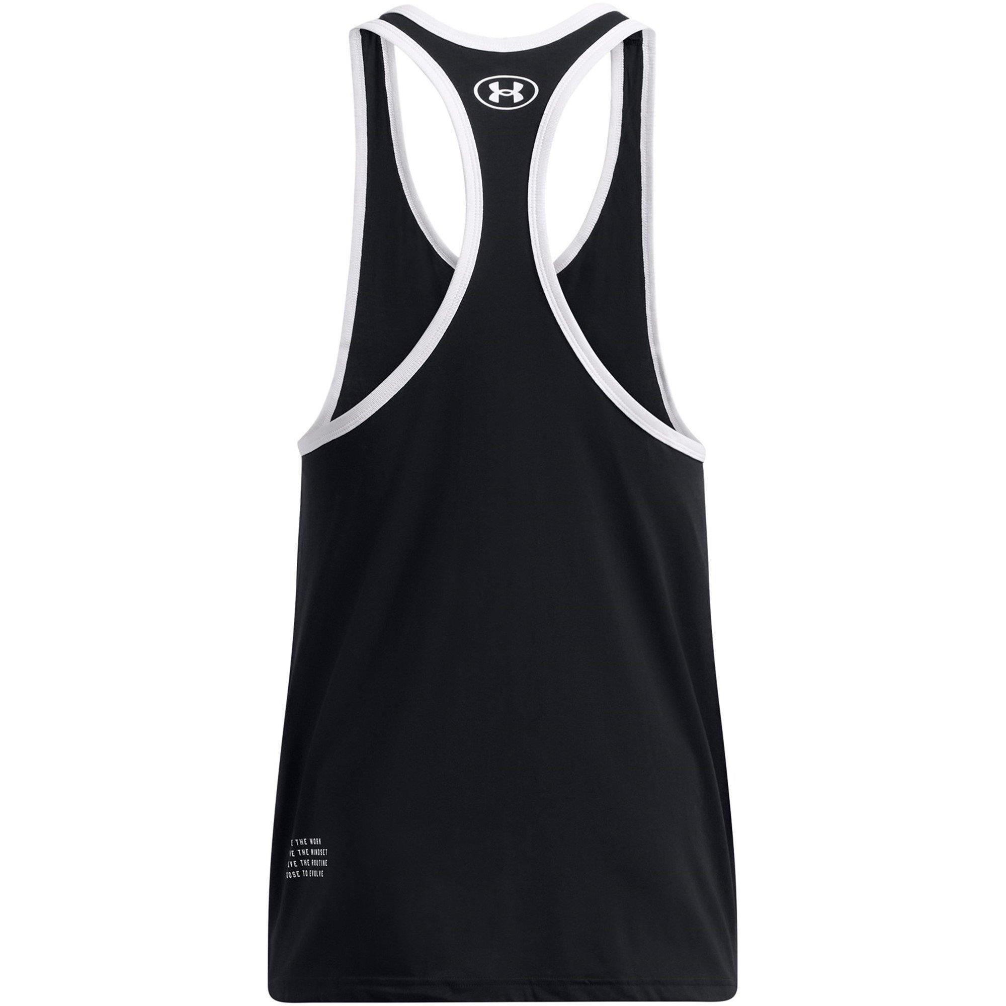 Black - Under Armour - Racer Muscle Vest - 4